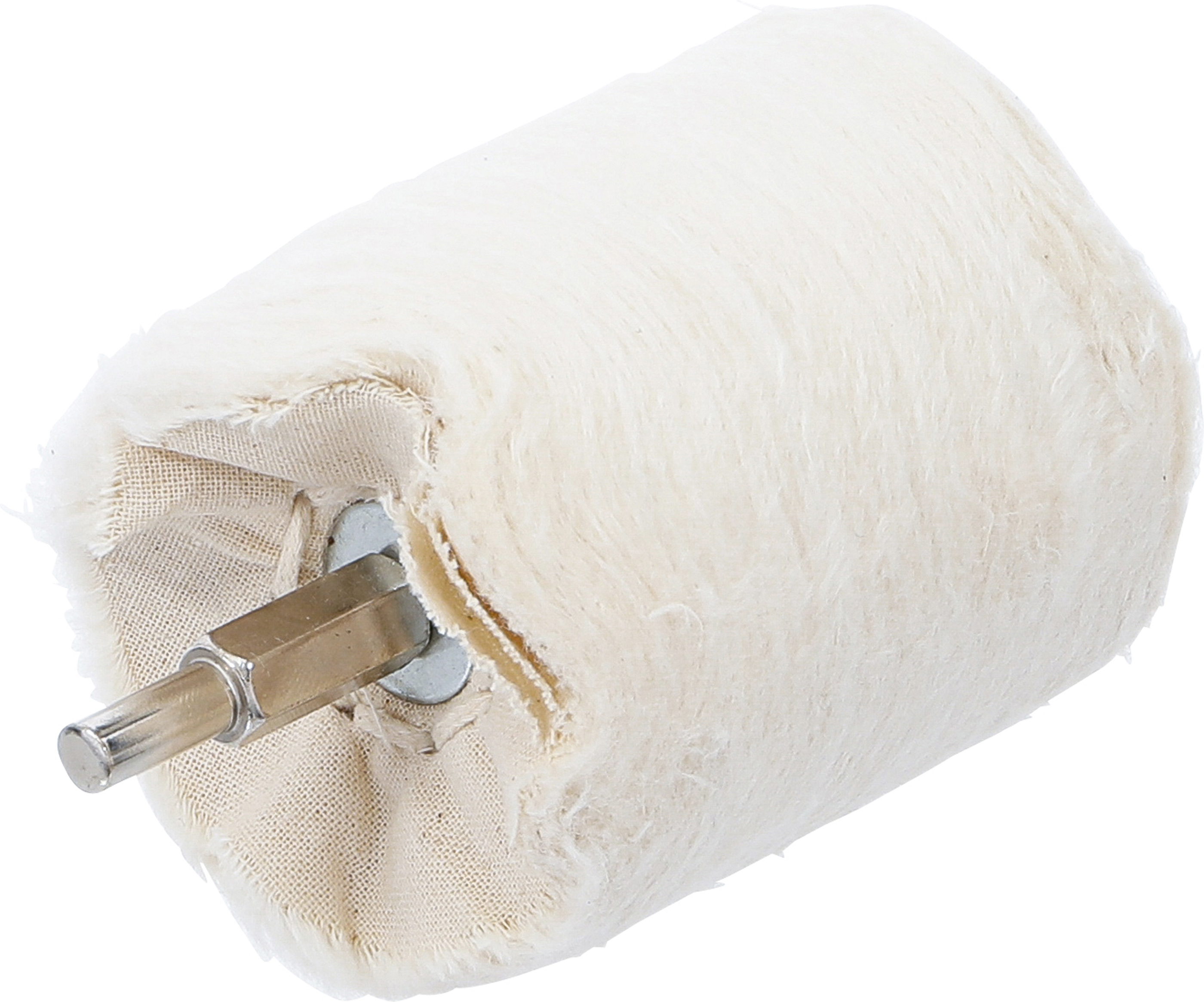 BGS Polierkopf | Zylinderform | Antrieb Außensechskant 6,3 mm (1/4")