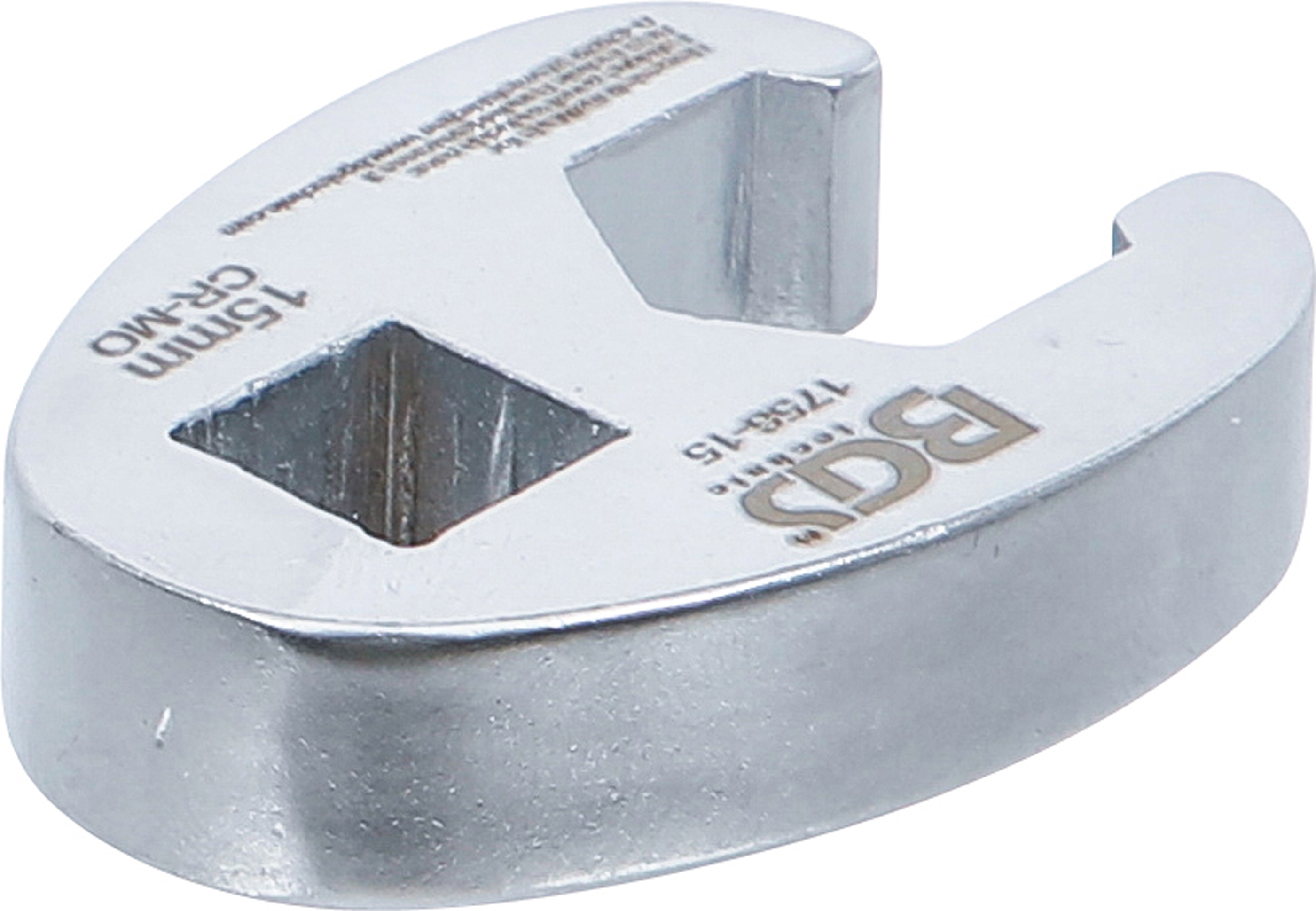 BGS Hahnenfußschlüssel | Antrieb Innenvierkant 10 mm (3/8") | SW 15 mm