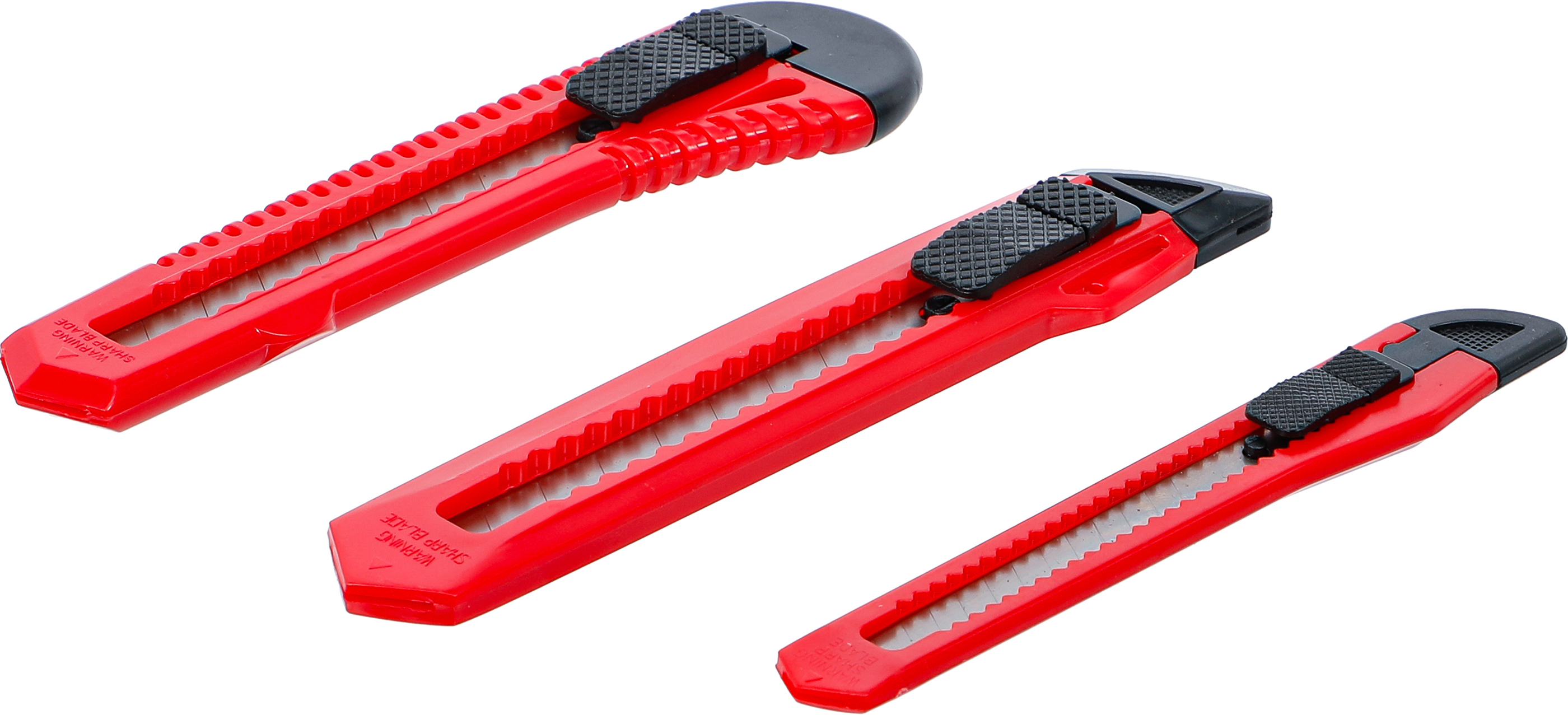 BGS Abbrechmesser-Satz | Klingenbreite 9 / 18 mm | 3-tlg.