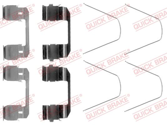 Zubehörsatz, Scheibenbremsbelag