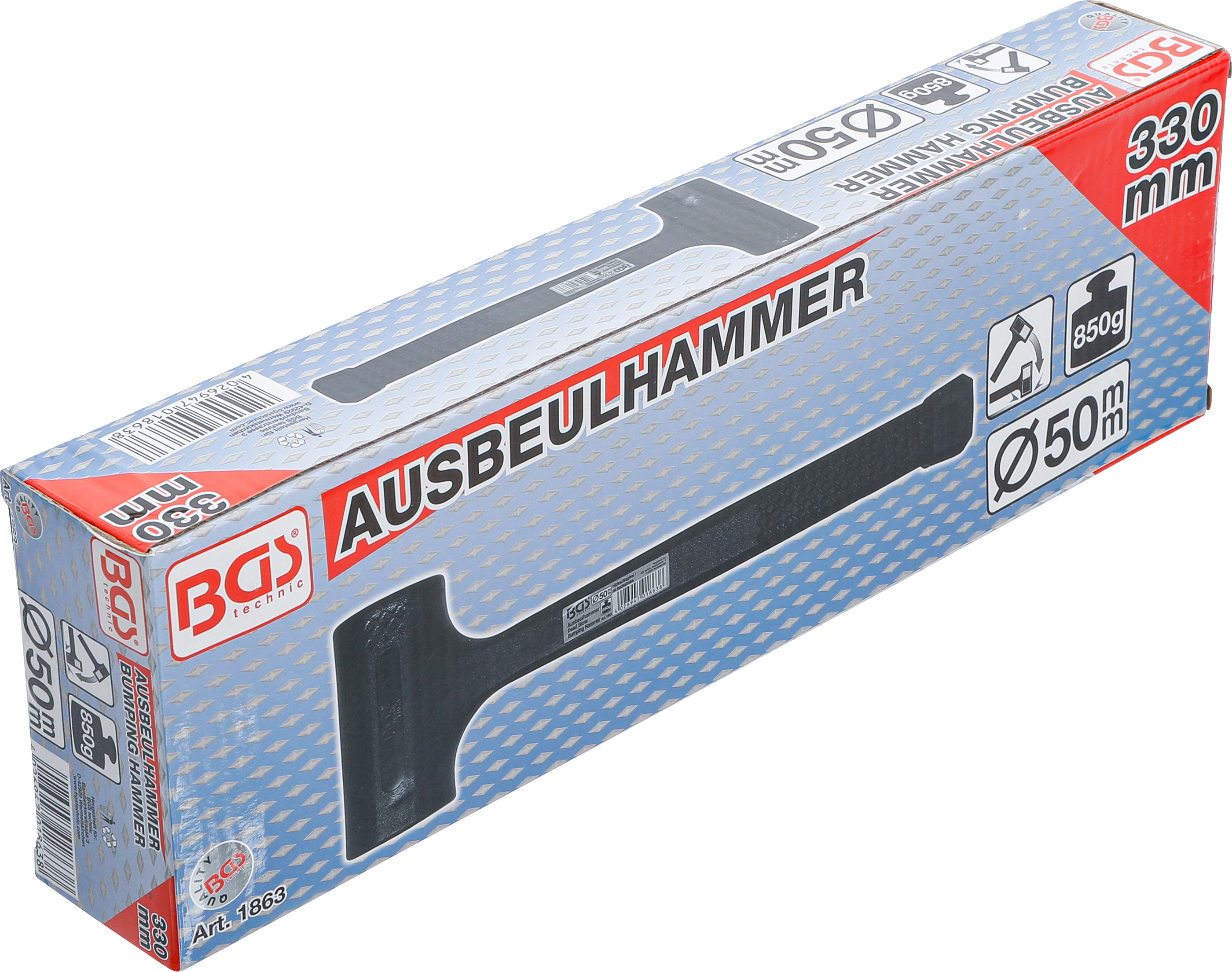 BGS Schonhammer | rückschlagfrei | Ø 50 mm | 850 g