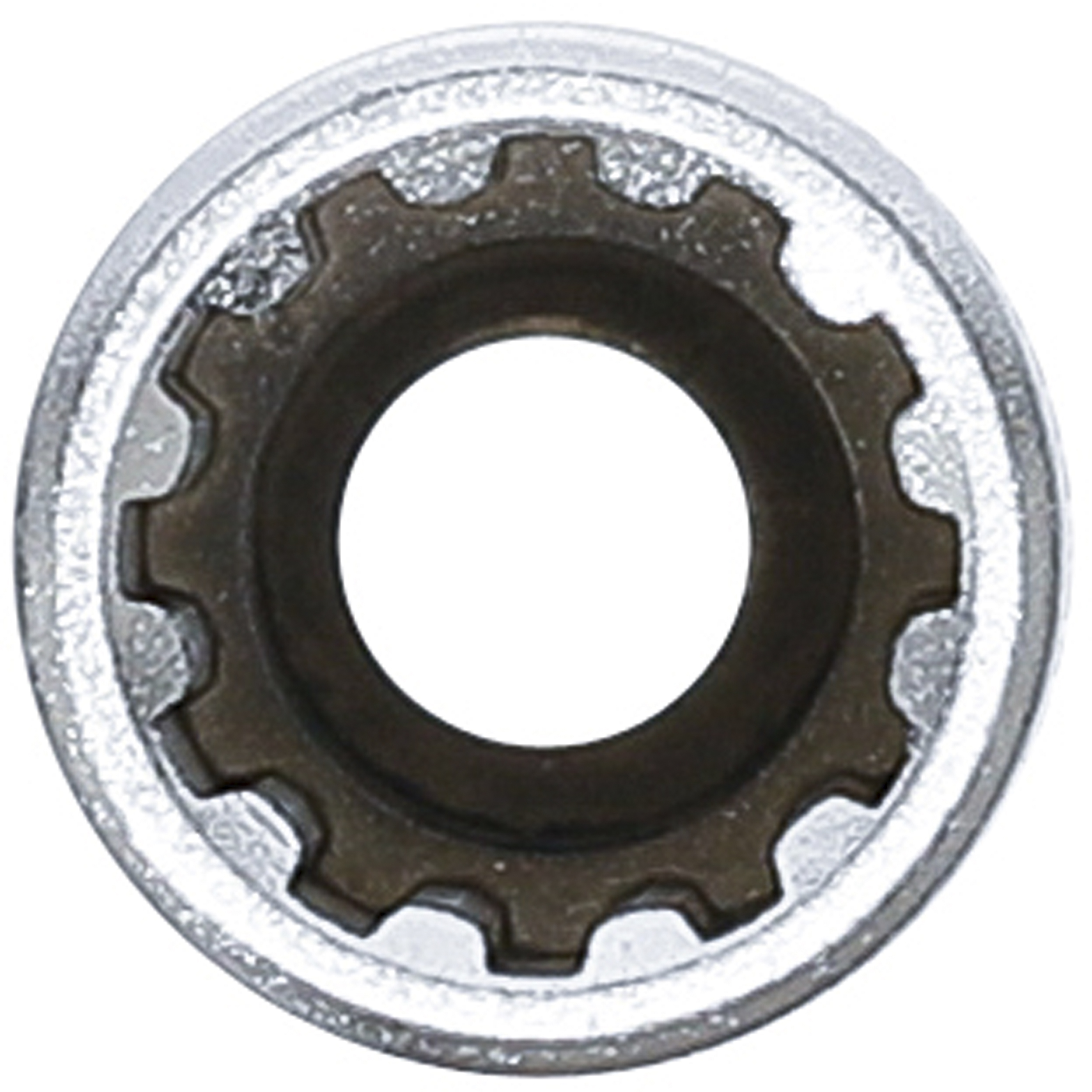 BGS Steckschlüssel-Einsatz Gear Lock, tief | Antrieb Innenvierkant 6,3 mm (1/4") | SW 9 mm