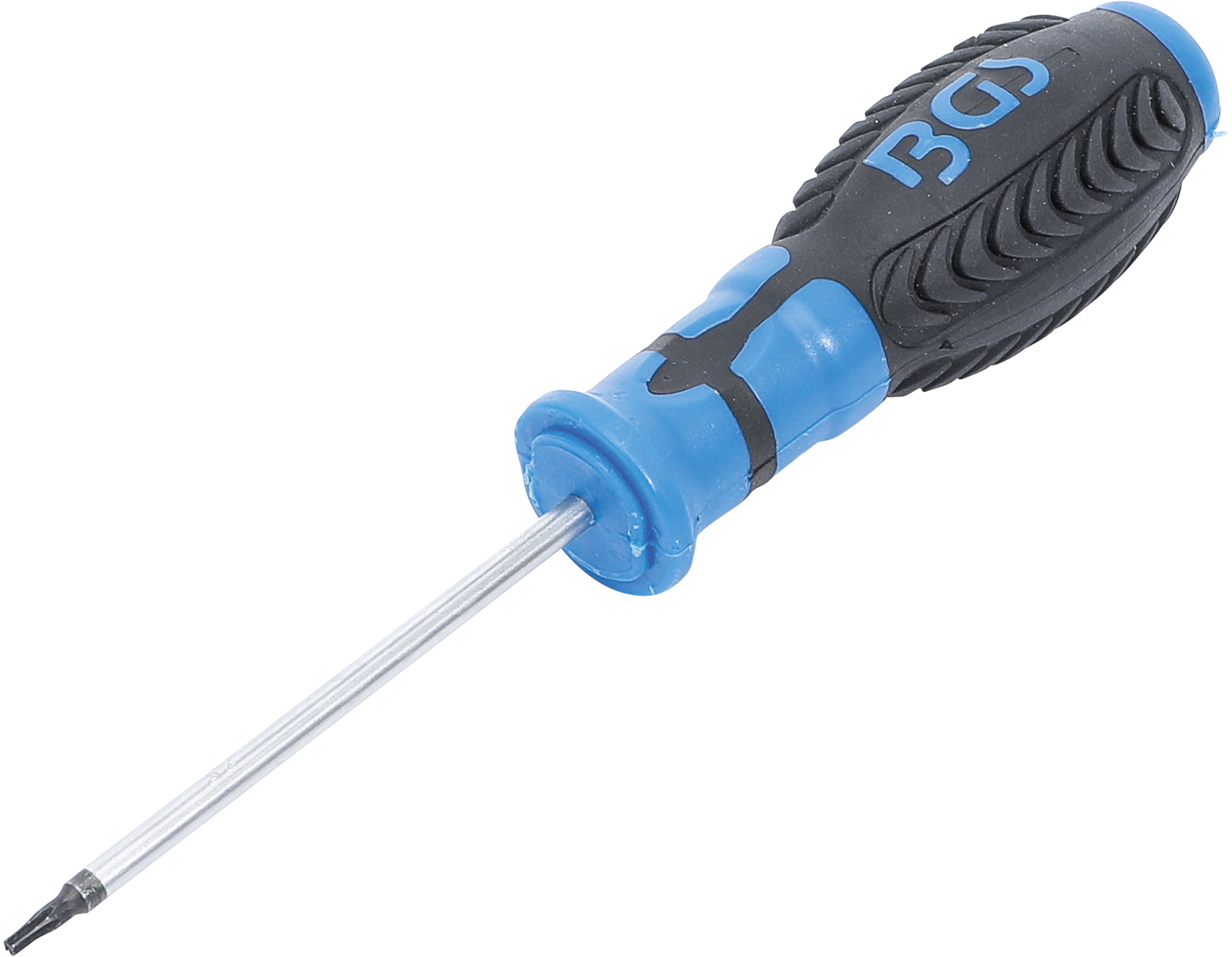 BGS Schraubendreher | T-Profil (für Torx) mit Bohrung T8 | Klingenlänge 80 mm