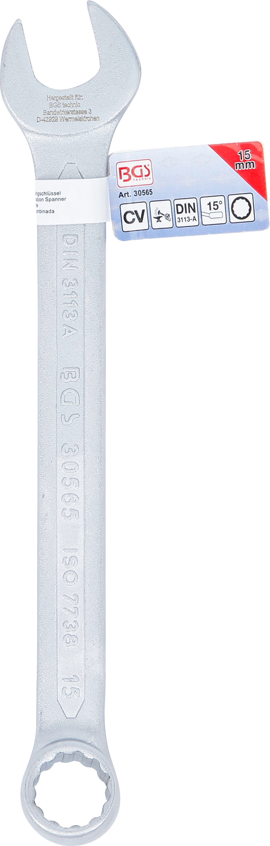 BGS Maul-Ringschlüssel | SW 15 mm