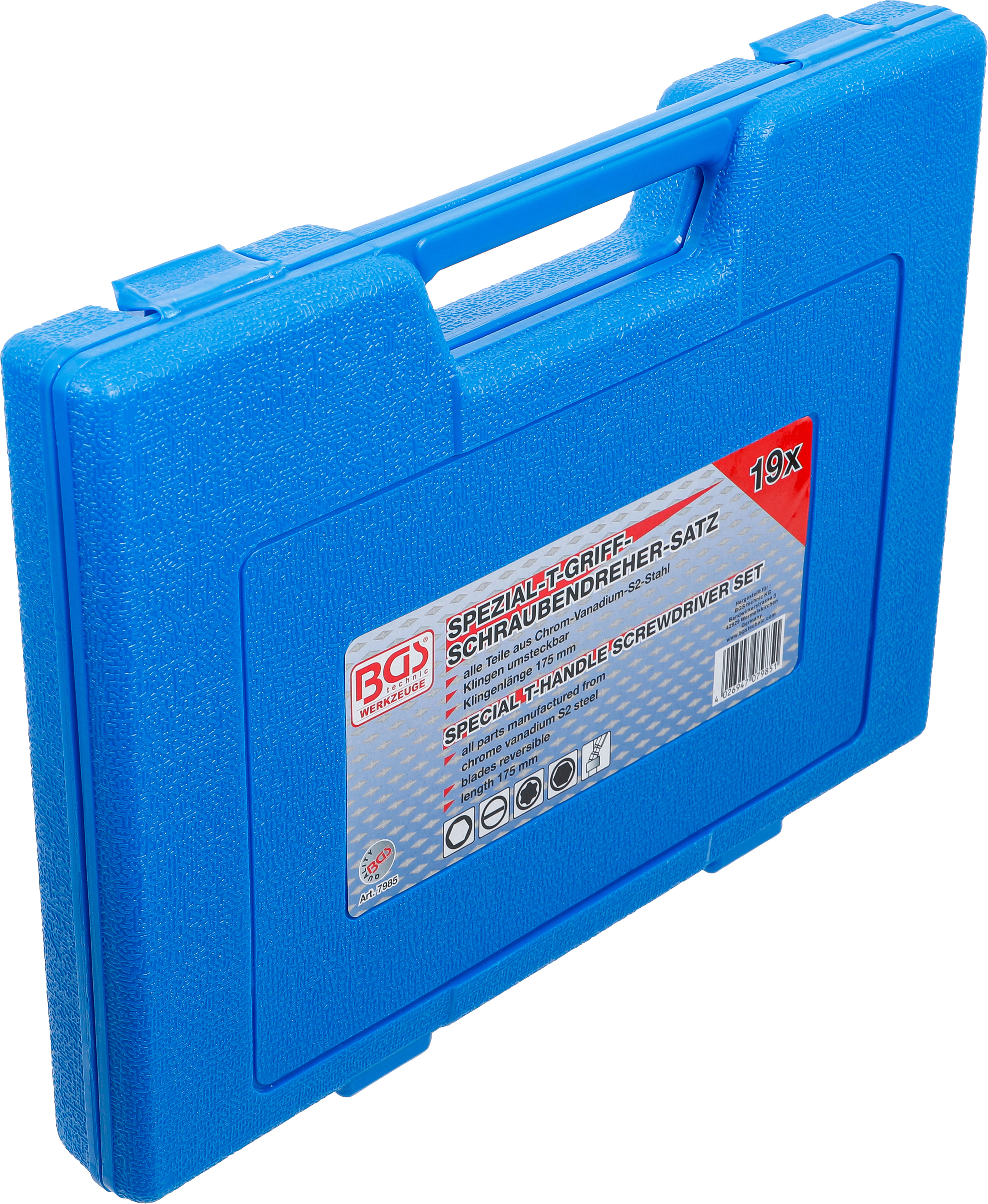 BGS T-Griff-Schraubendreher- und Steckschlüssel-Satz | 19-tlg.