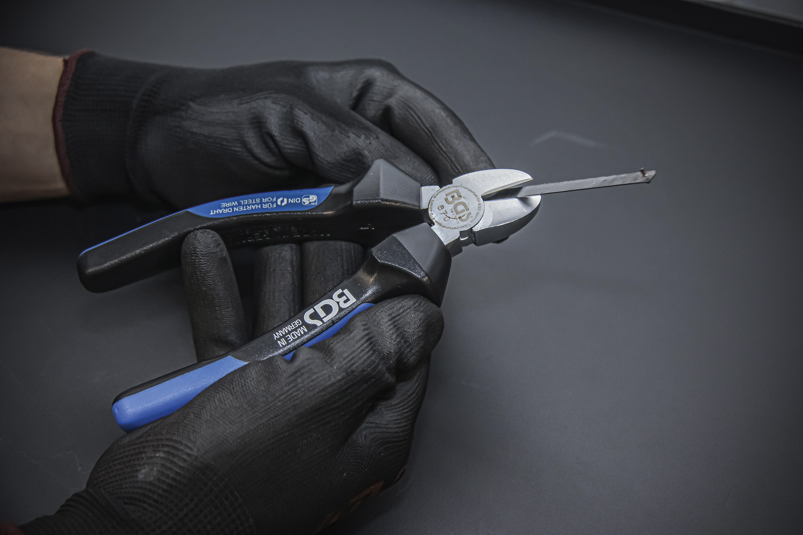 BGS Seitenschneider | für harten Draht | 160 mm