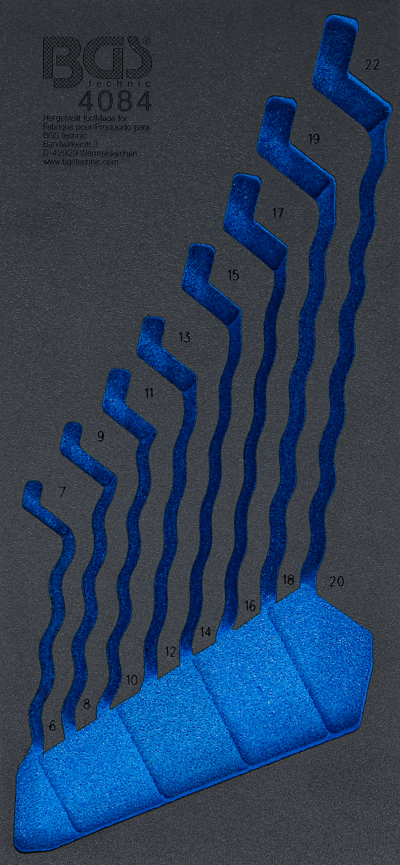 BGS Werkstattwageneinlage 1/3 | leer | für Art. 4084