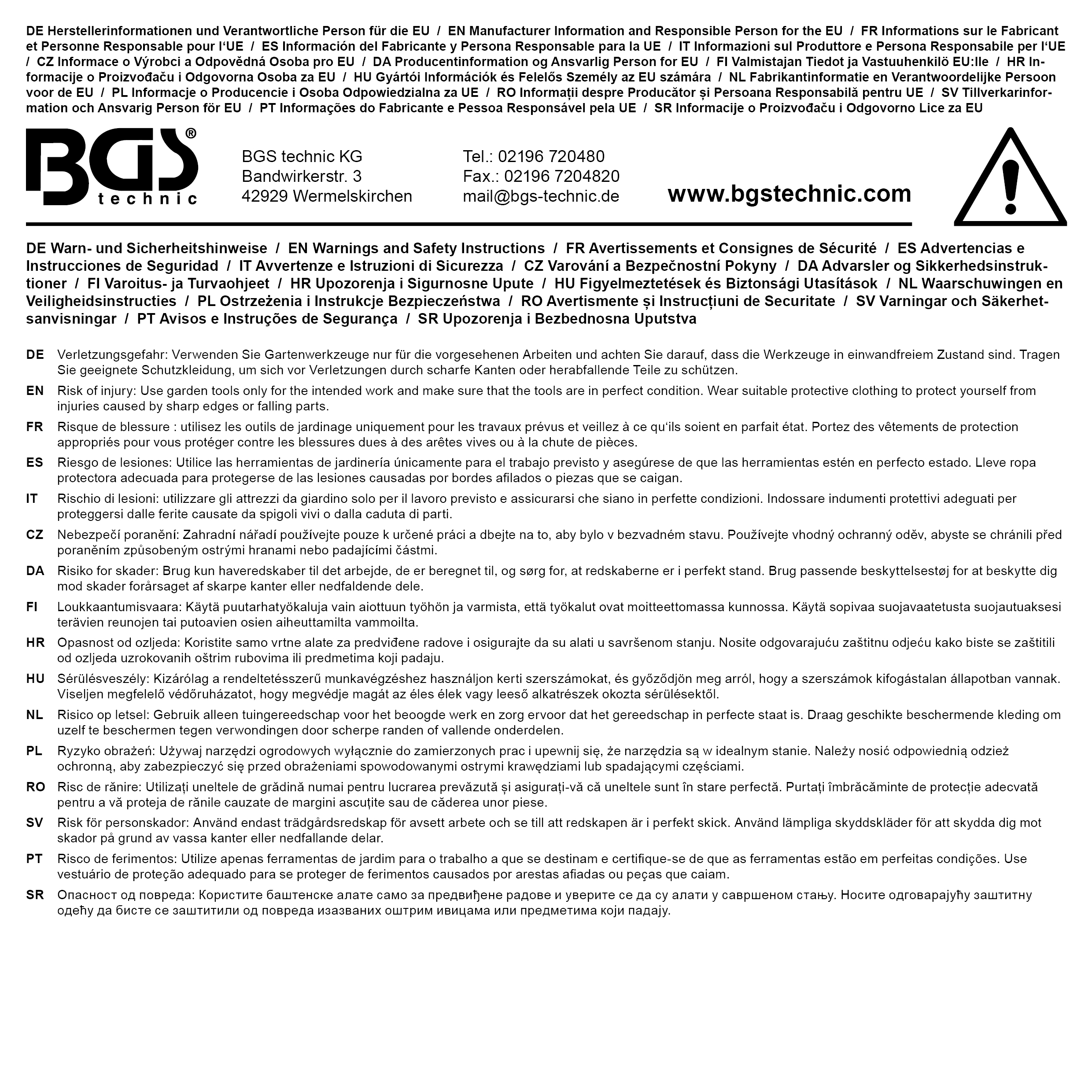 BGS Wasserschlauch | PVC | mit Wasserspritze und Schnellkupplungen | 15 m | 6-tlg.
