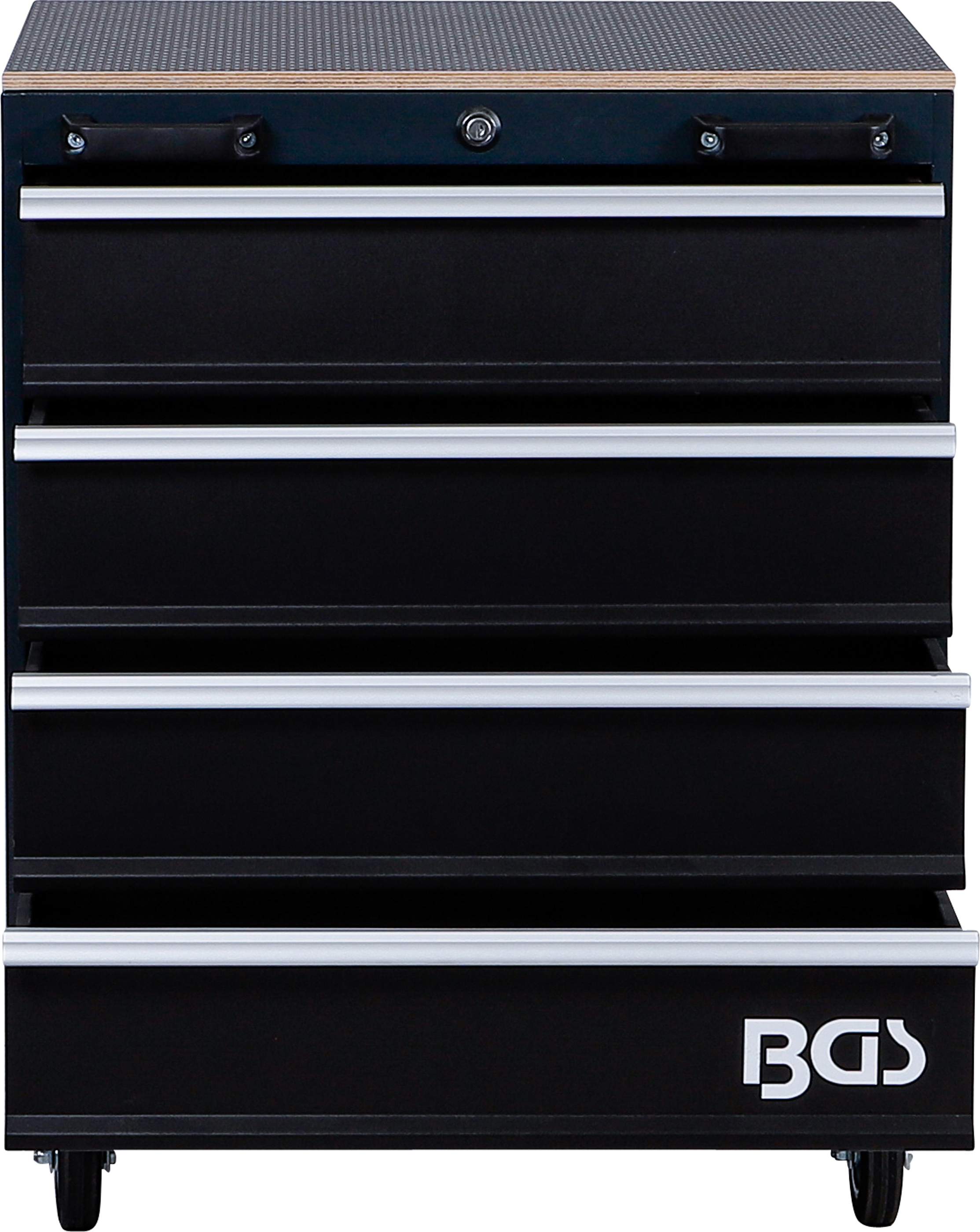 BGS Werkstattwagen | 4 Schubladen | leer | für Schrankwand-System