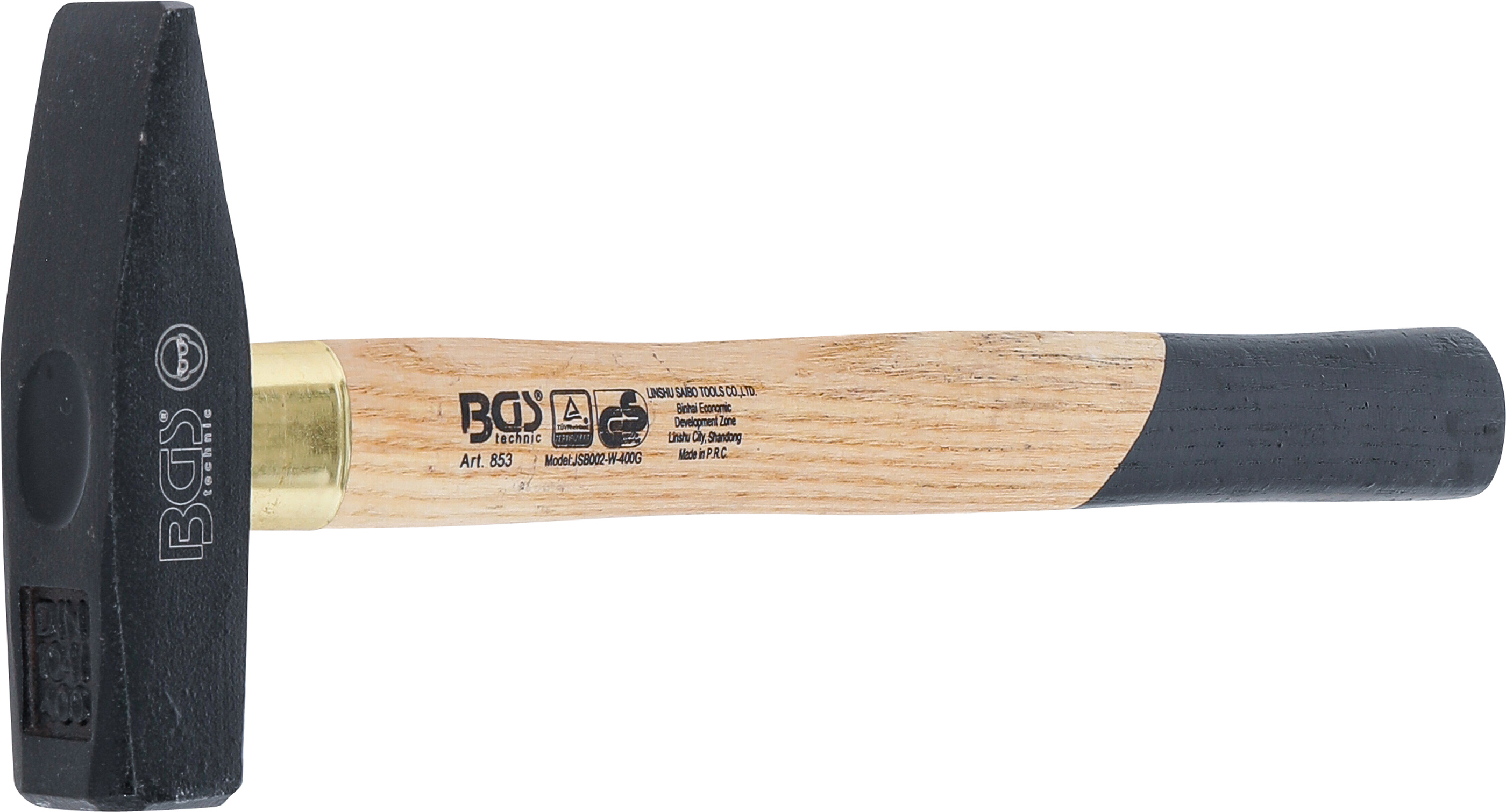 BGS Schlosserhammer | Holz-Stiel | DIN 1041 | 400 g