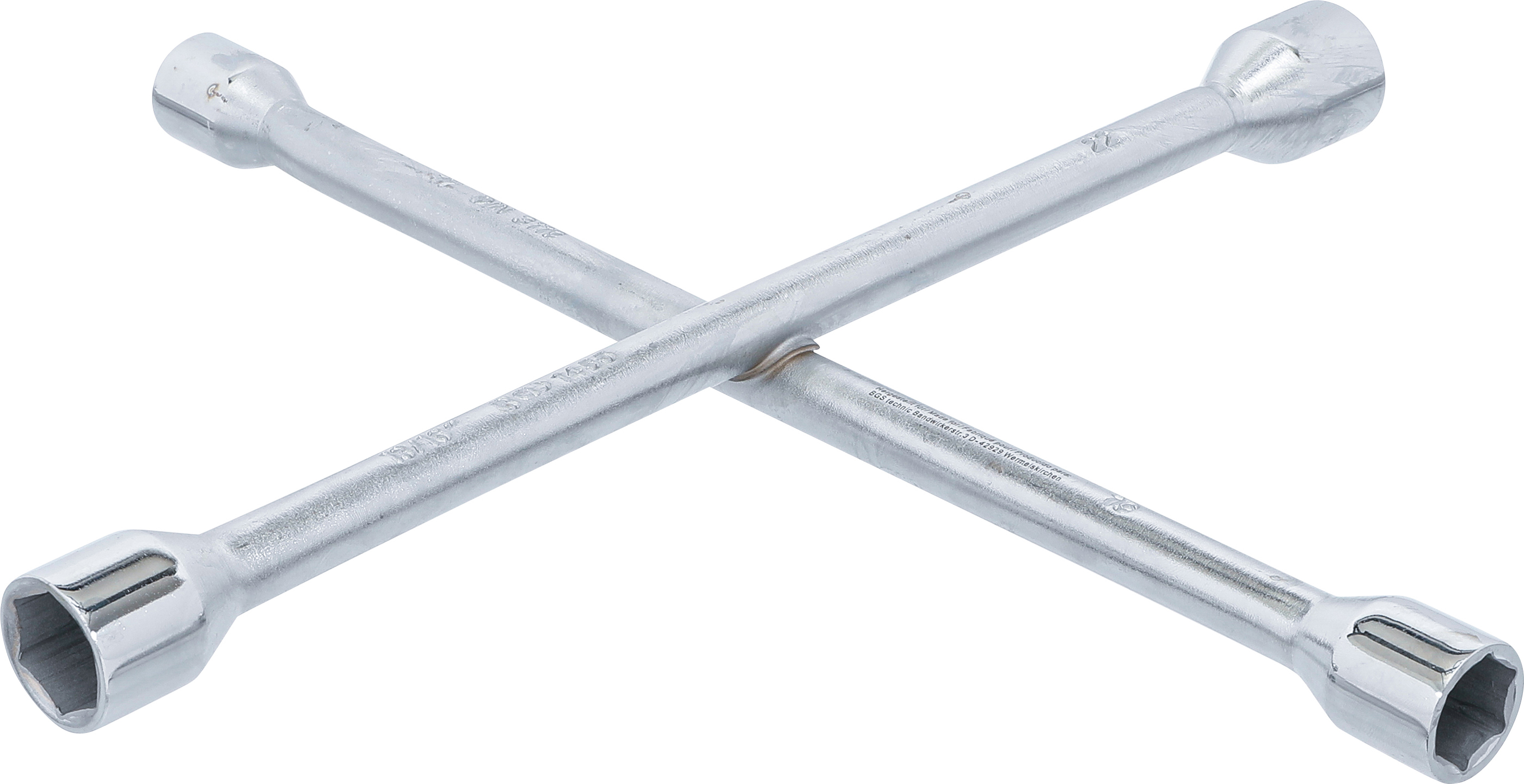 BGS Rad-Kreuzschlüssel | für Pkw | SW 17 x 19 x 22 mm x 13/16"