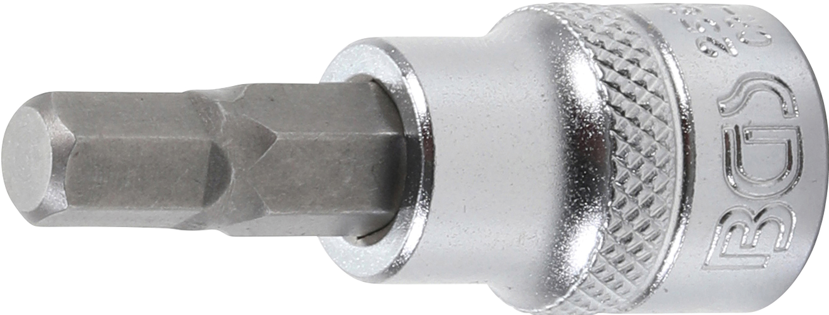 BGS Bit-Einsatz | Antrieb Innenvierkant 10 mm (3/8") | Innensechskant 7 mm