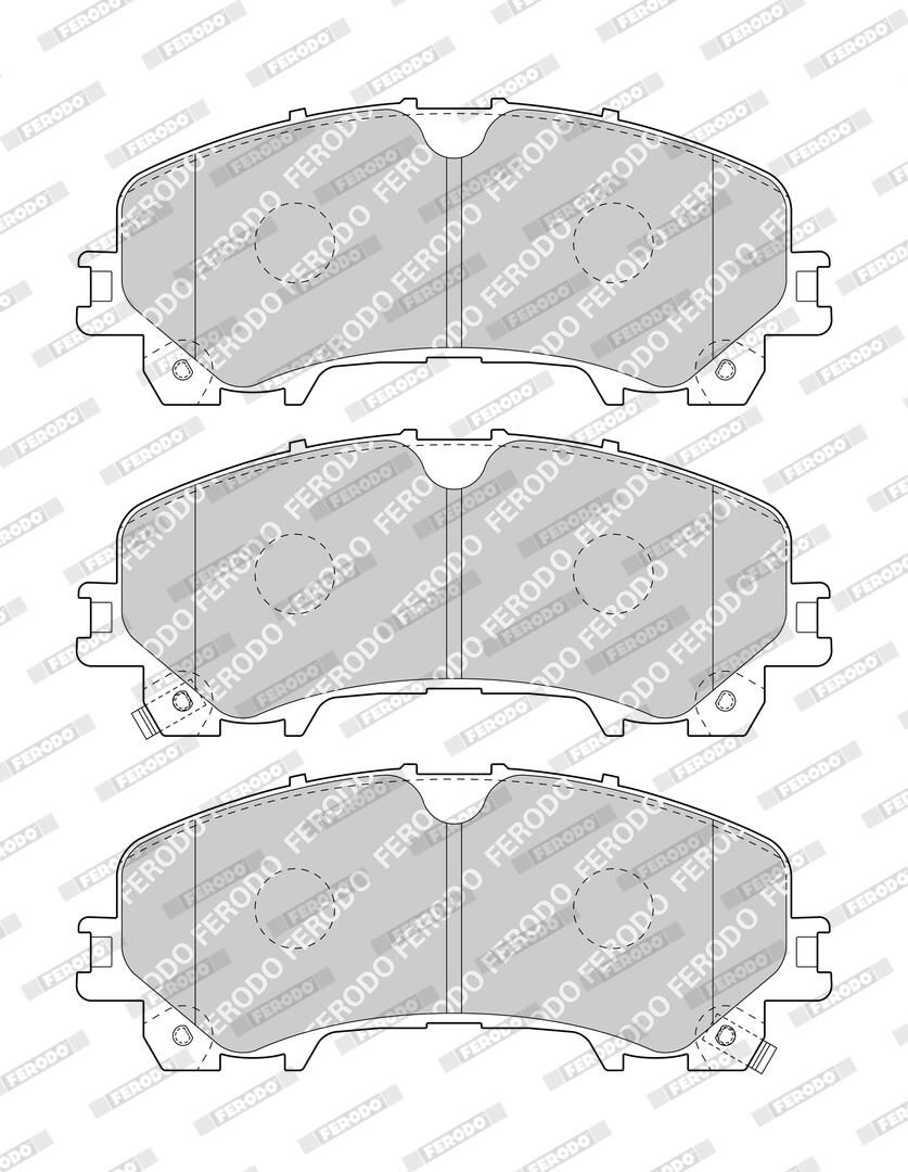 Bremsbelagsatz, Scheibenbremse