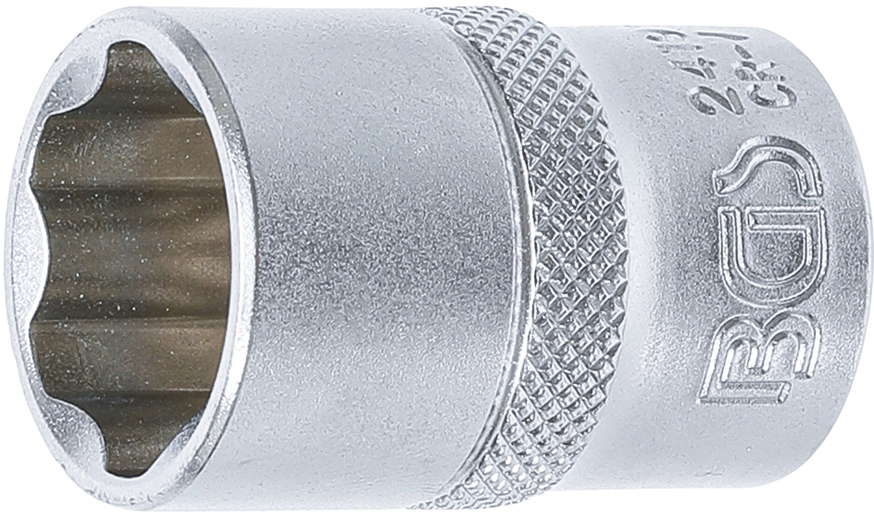 BGS Steckschlüssel-Einsatz Super Lock | Antrieb Innenvierkant 12,5 mm (1/2") | SW 19 mm