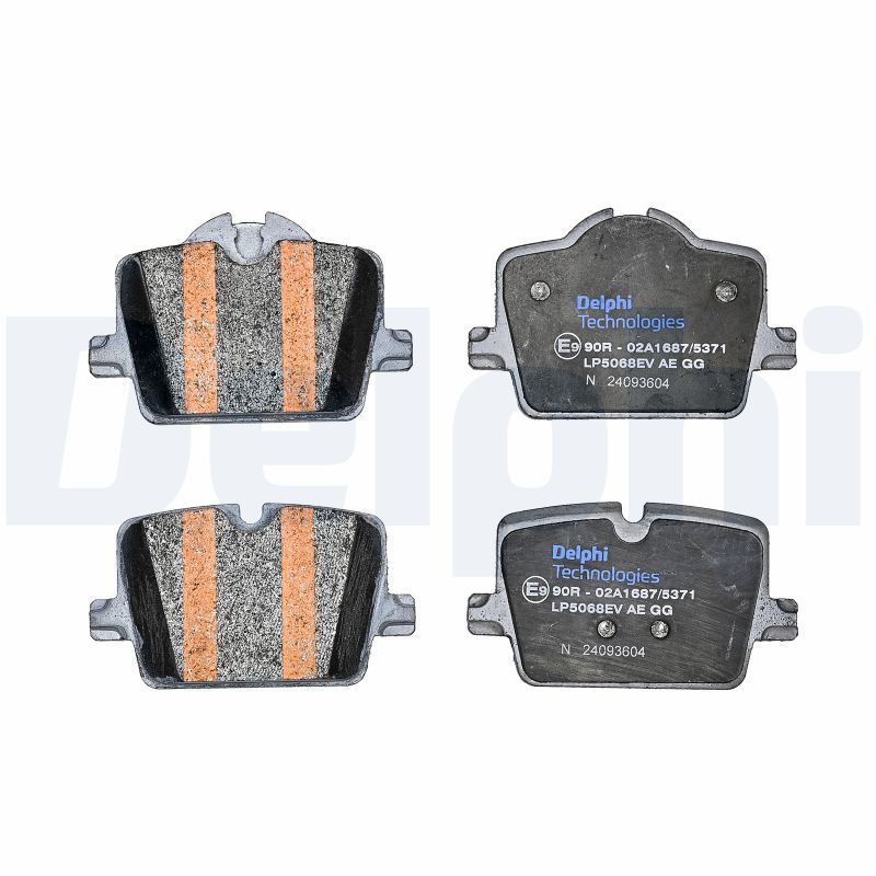 Bremsbelagsatz, Scheibenbremse