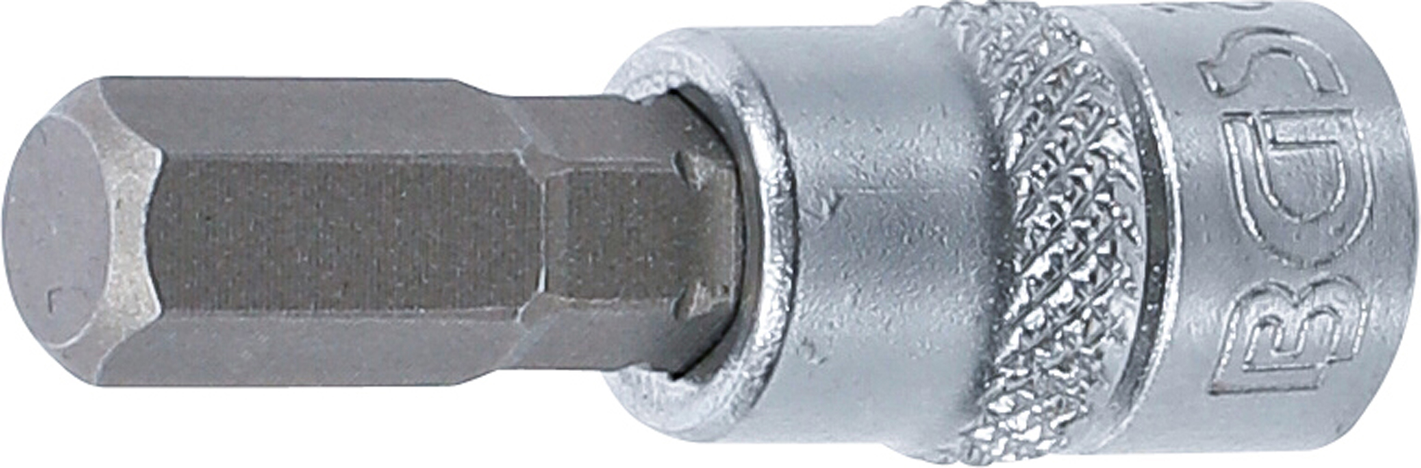 BGS Bit-Einsatz | Antrieb Innenvierkant 6,3 mm (1/4") | Innensechskant 9/32"