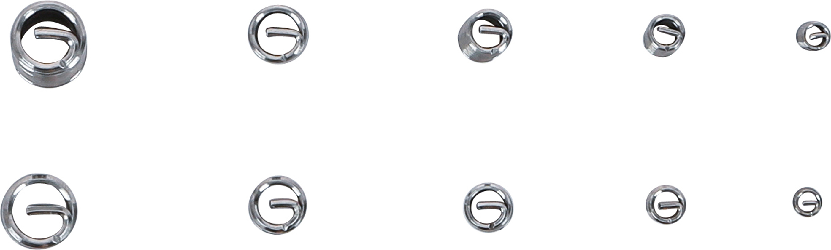 BGS Gewinde-Reparatureinsatz-Sortiment | Edelstahl | 150-tlg.