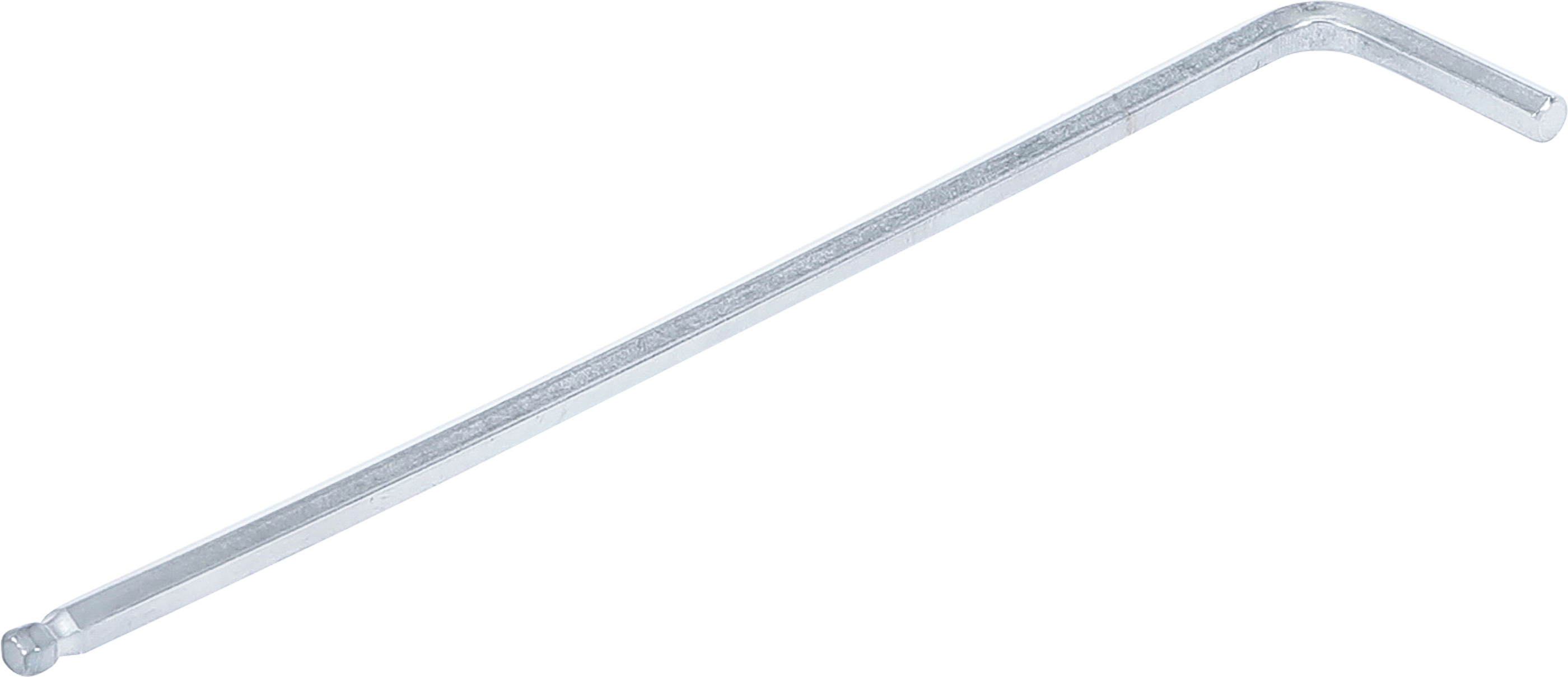 BGS Winkelschlüssel | extra lang | Innensechskant / Innensechskant mit Kugelkopf 4 mm