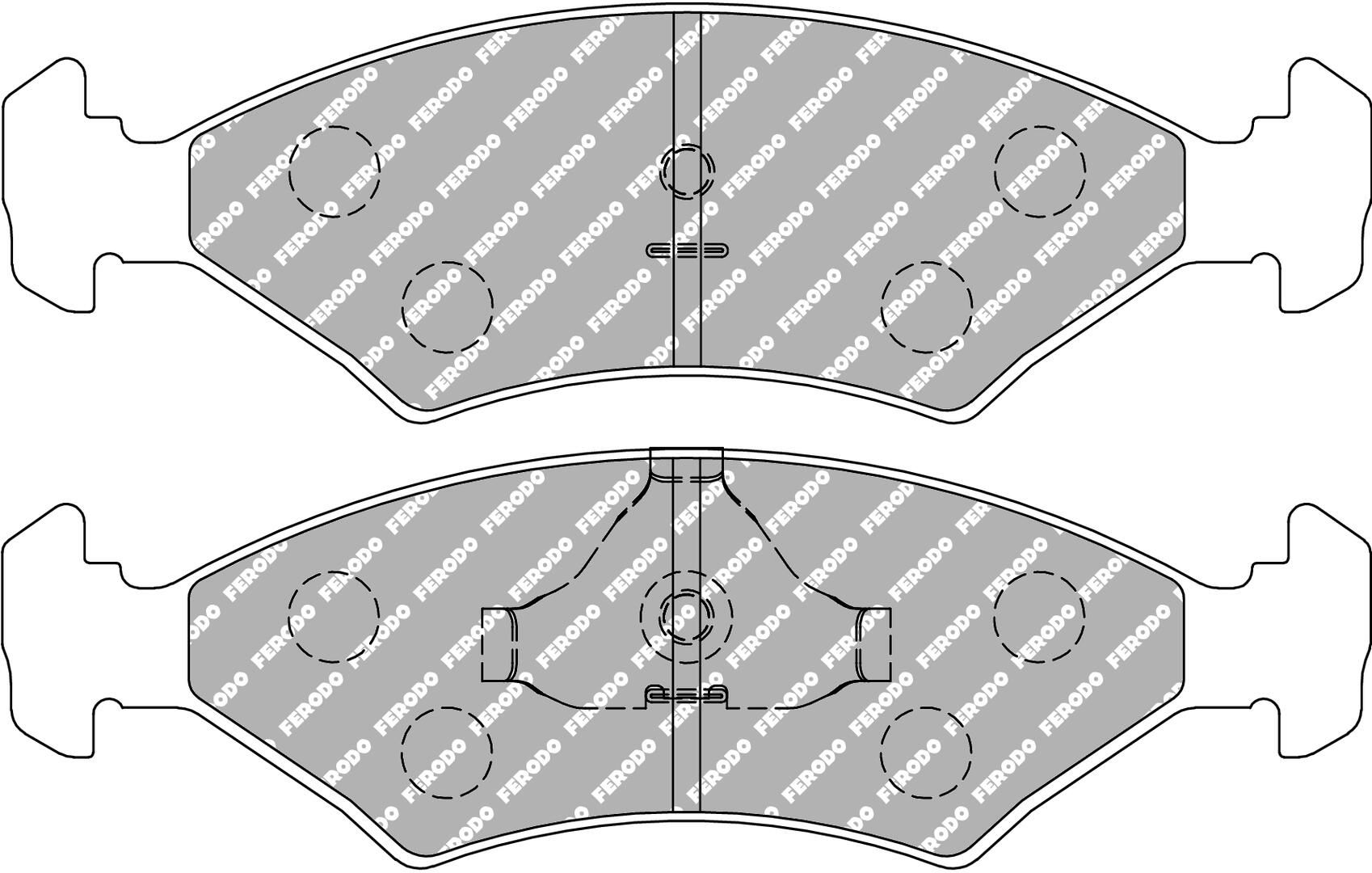 Bremsbelagsatz, Scheibenbremse