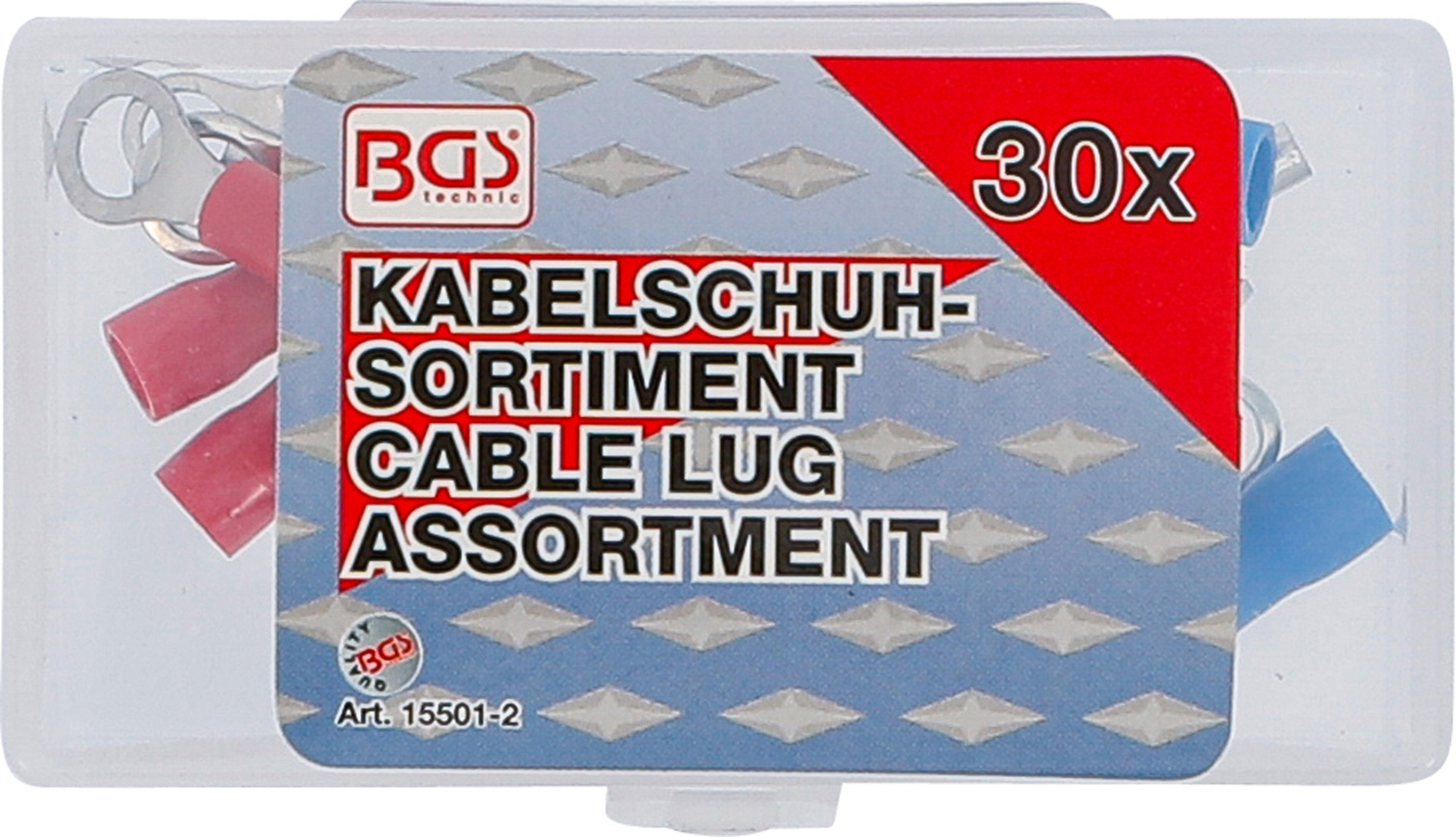 BGS Kabelschuh-Sortiment | 30-tlg.