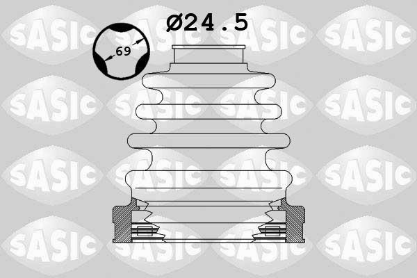 Faltenbalgsatz, Antriebswelle