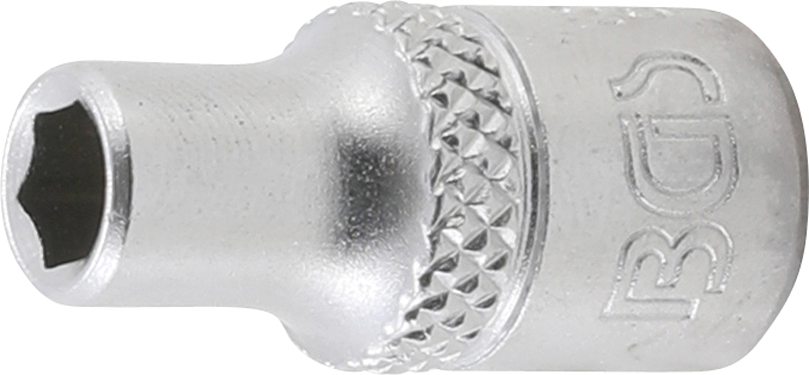 BGS Steckschlüssel-Einsatz Sechskant | Antrieb Innenvierkant 6,3 mm (1/4") | SW 3/16"
