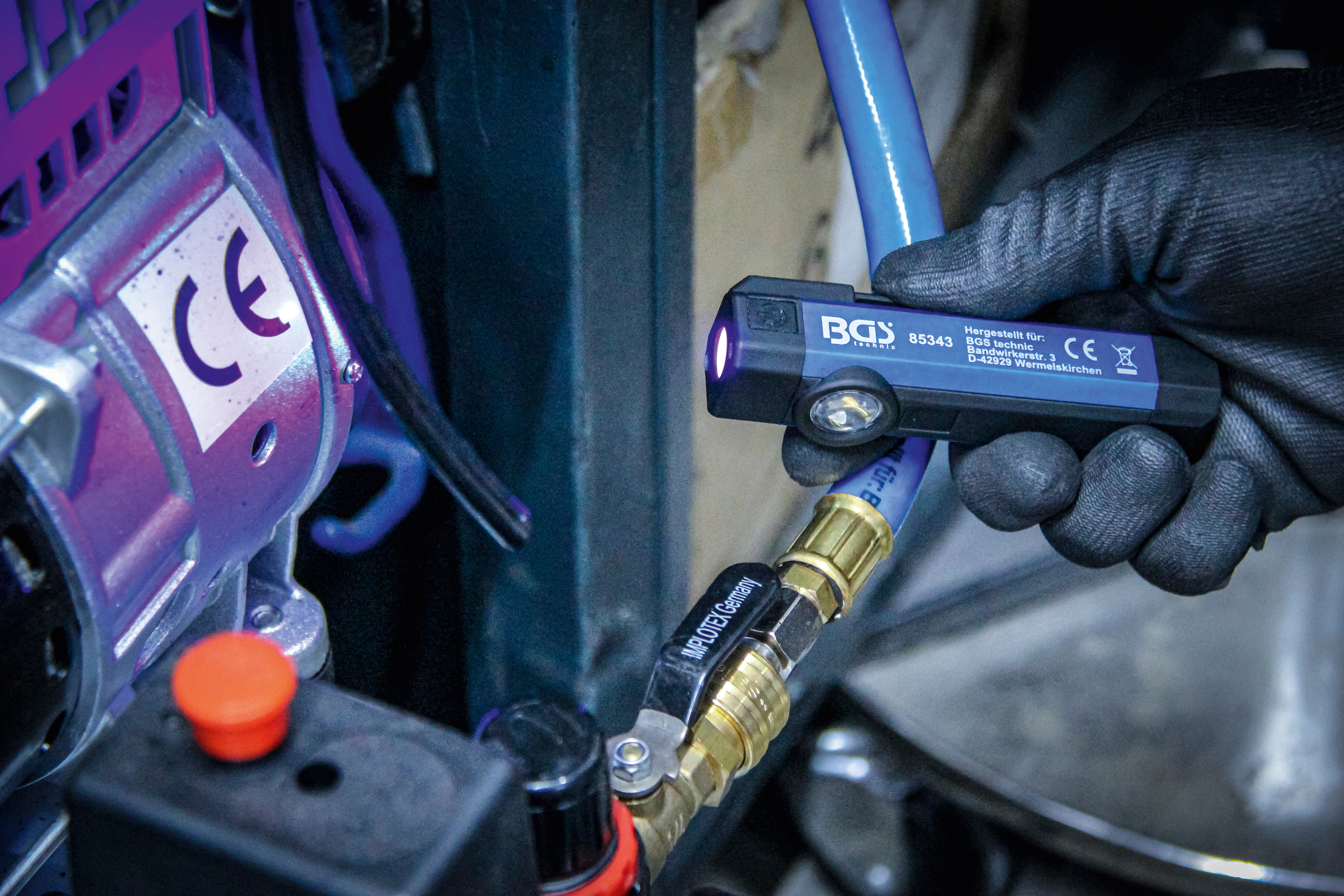 BGS UV-Aluminium-Handleuchte | 2,5 W