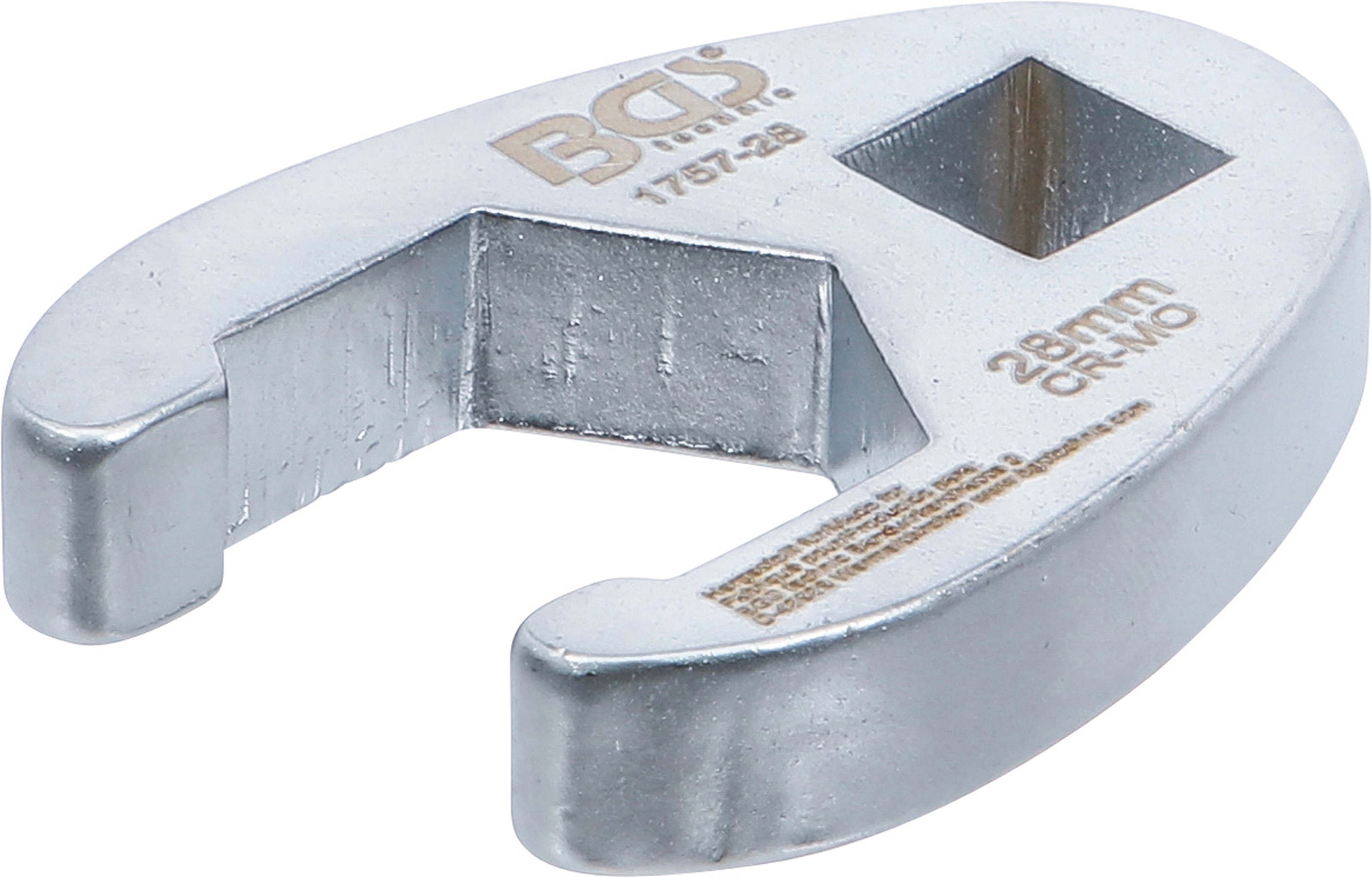 BGS Hahnenfußschlüssel | Antrieb Innenvierkant 12,5 mm (1/2") | SW 28 mm