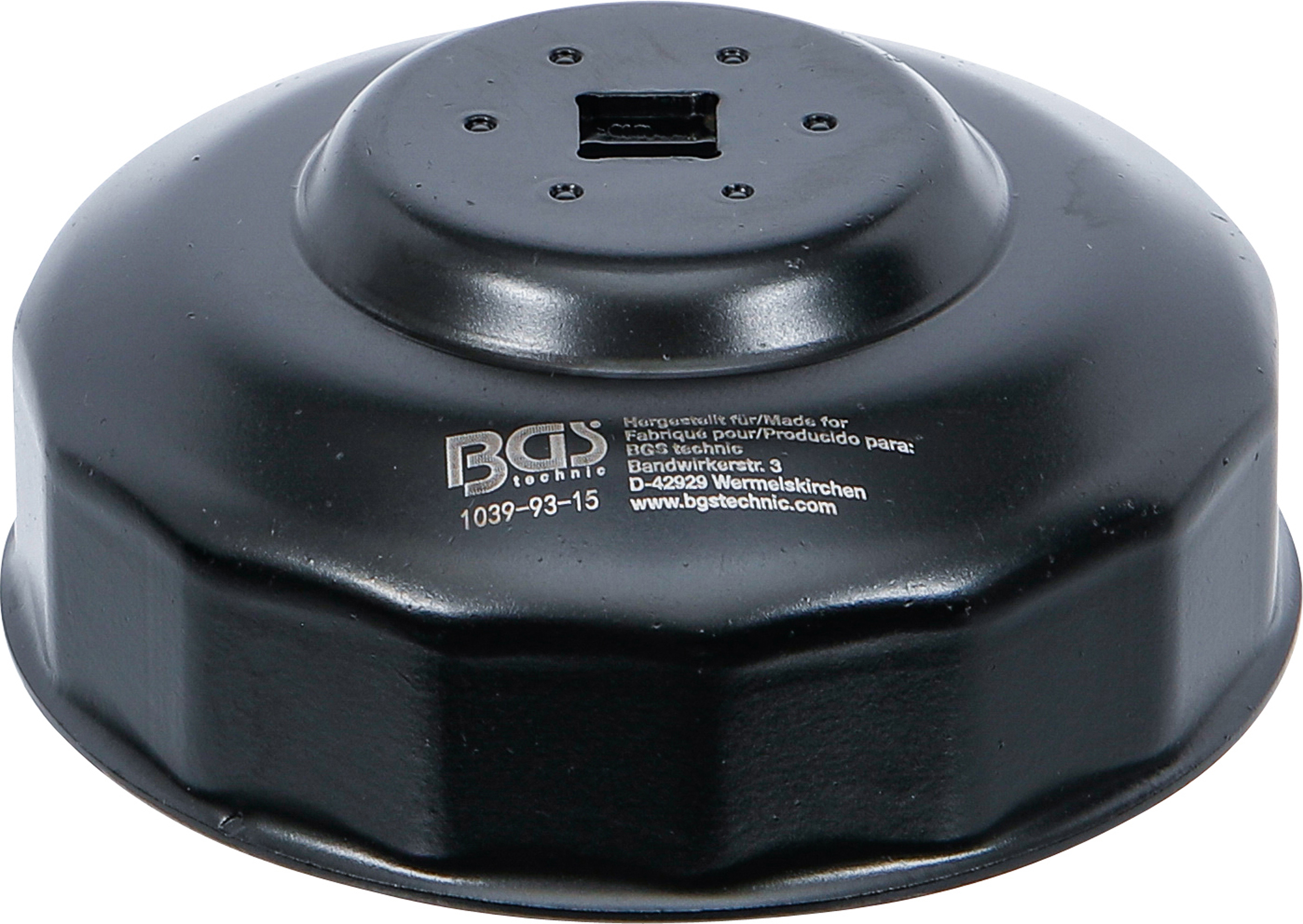 BGS Ölfilterschlüssel | 15-kant | Ø 93 mm | für Honda, Mazda, Mitsubishi, Nissan, Volvo