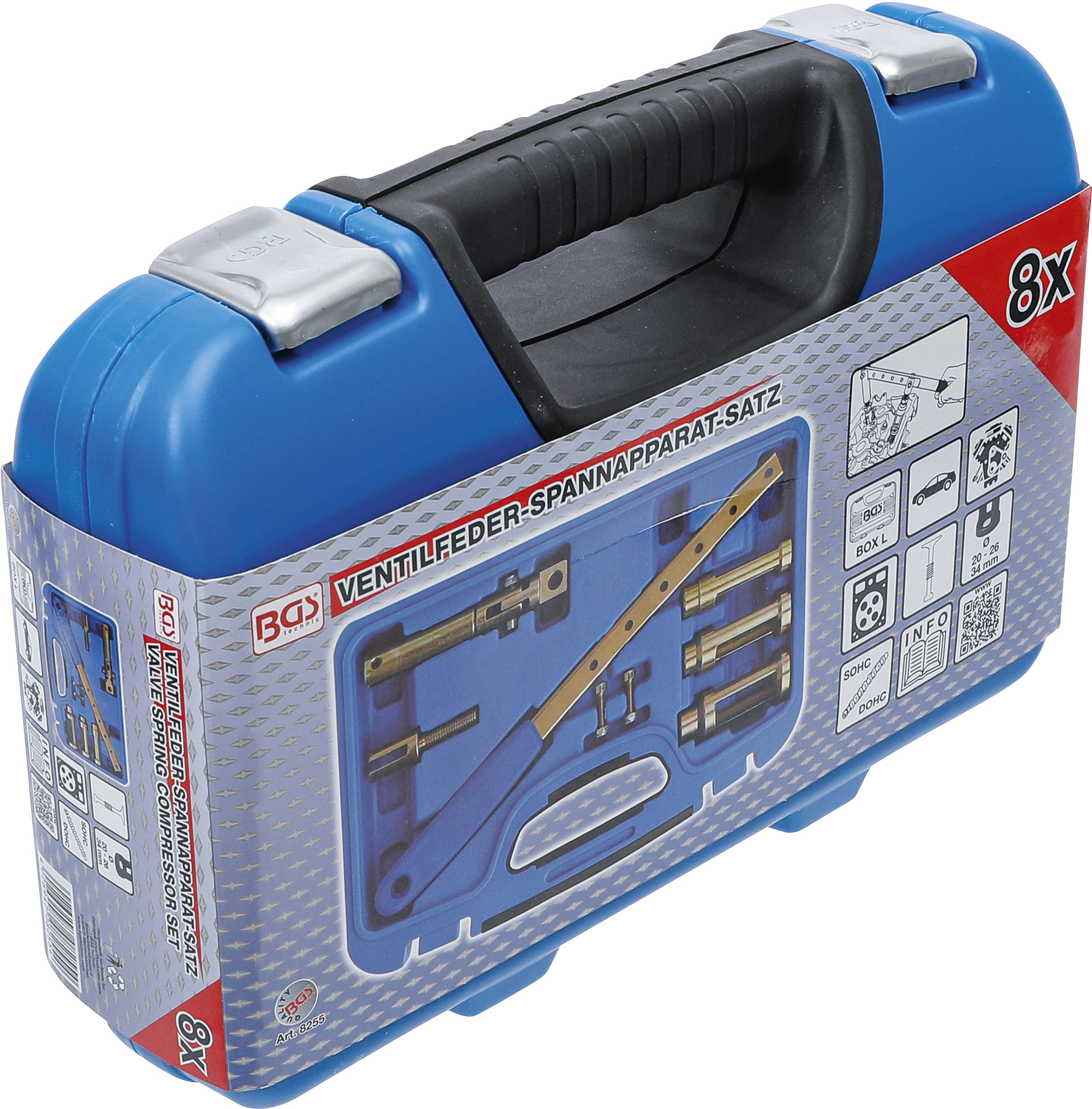 BGS Ventilfeder-Spannapparat-Satz | 7-tlg.