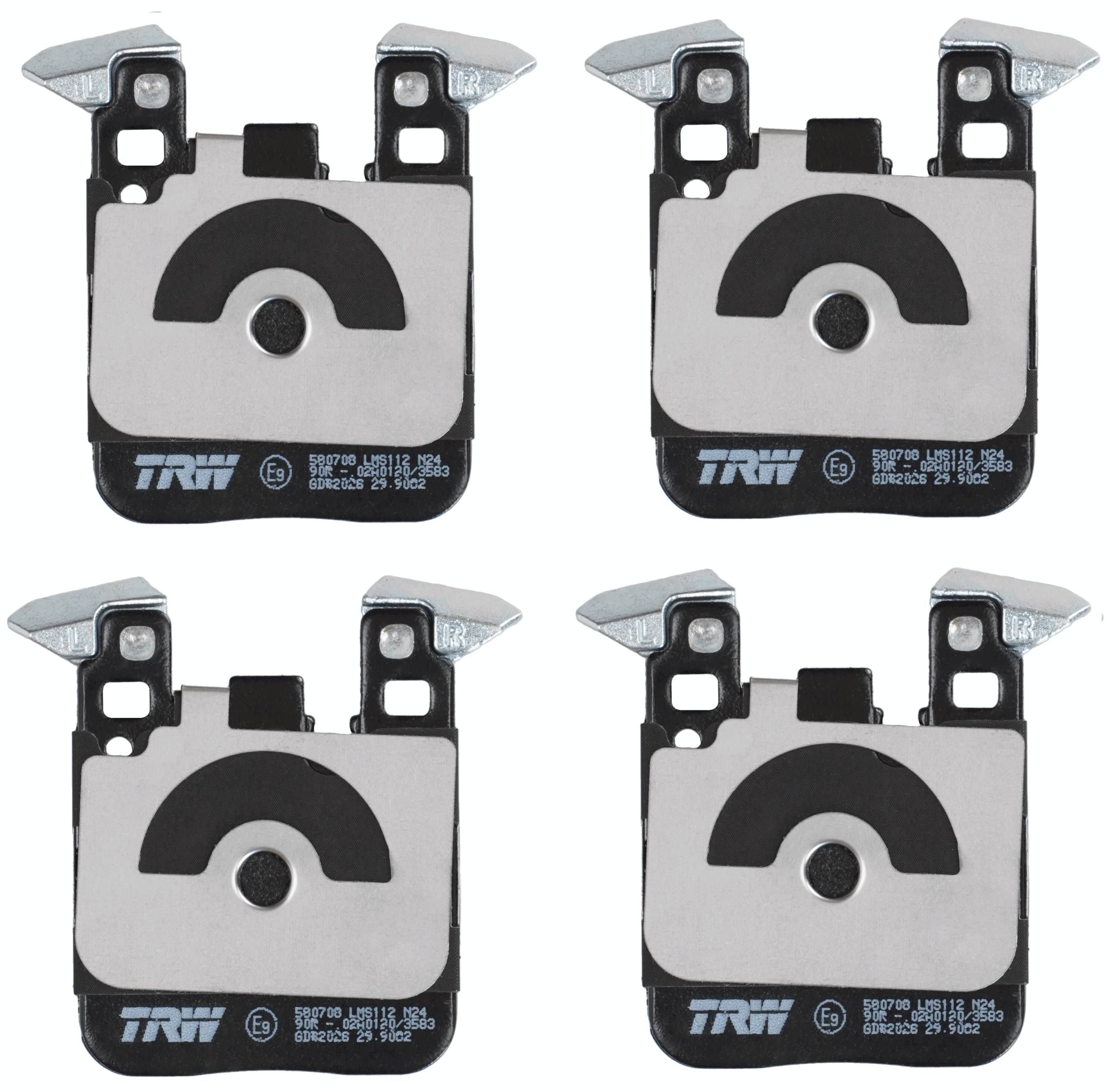 Bremsbelagsatz, Scheibenbremse