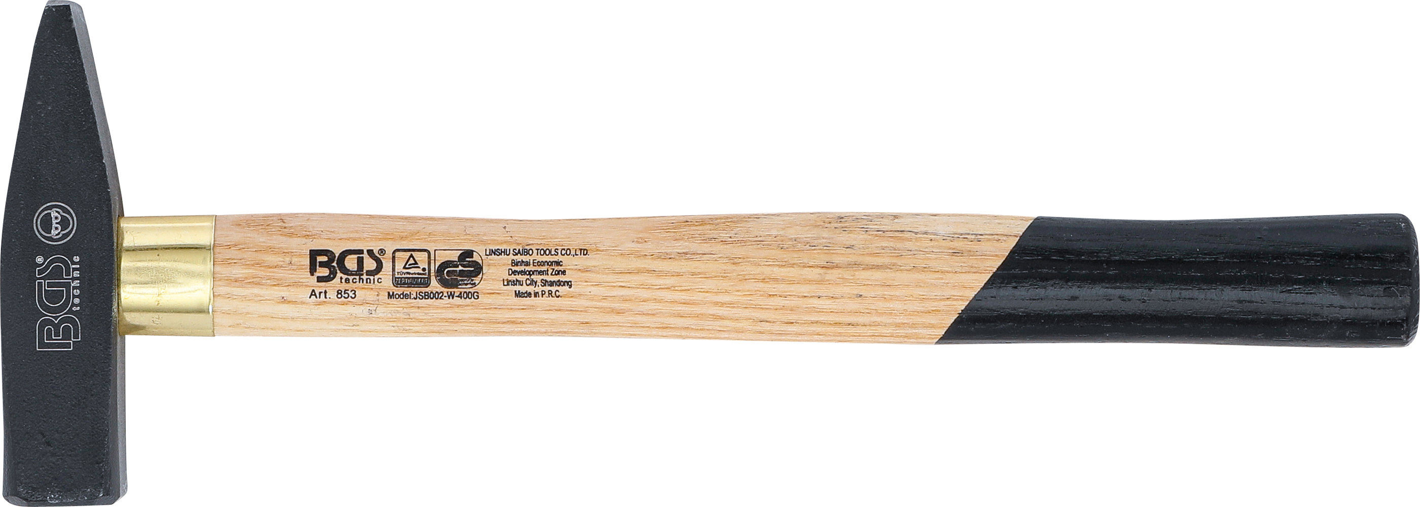 BGS Schlosserhammer | Holz-Stiel | DIN 1041 | 400 g