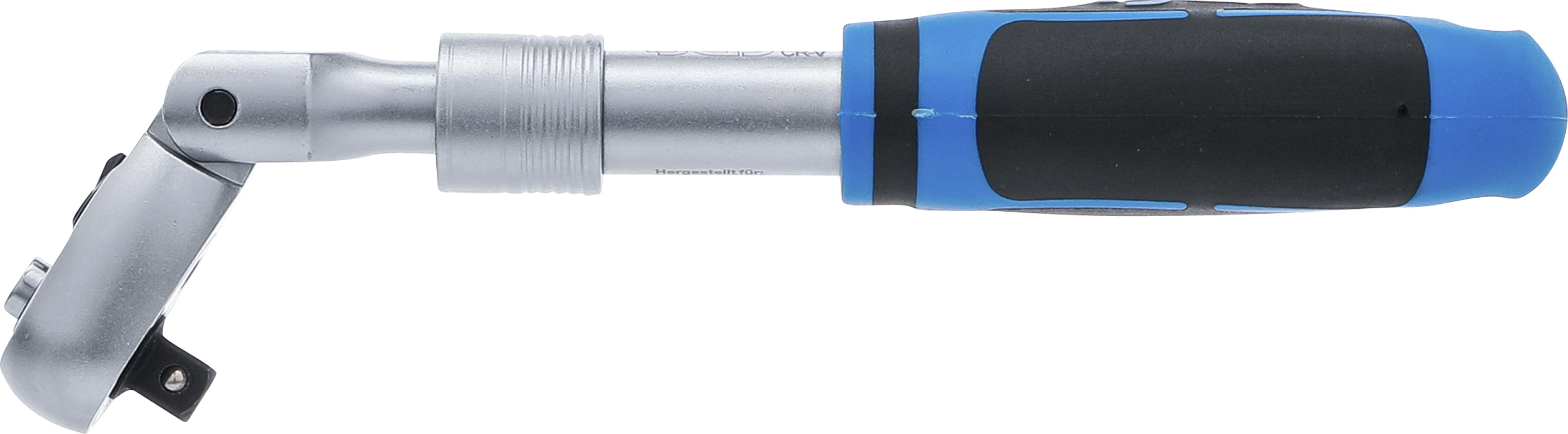 BGS Umschaltknarre, ausziehbar, abwinkelbar | Abtrieb Außenvierkant 10 mm (3/8") | 260 - 365 mm