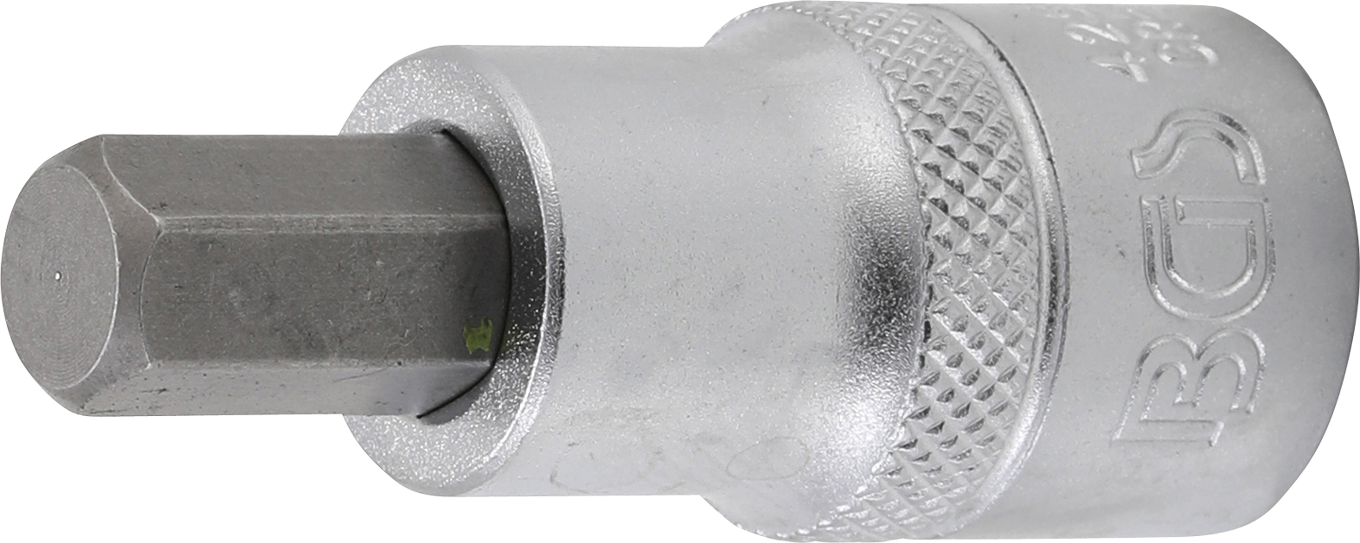 BGS Bit-Einsatz | Antrieb Innenvierkant 12,5 mm (1/2") | Innensechskant 10 mm