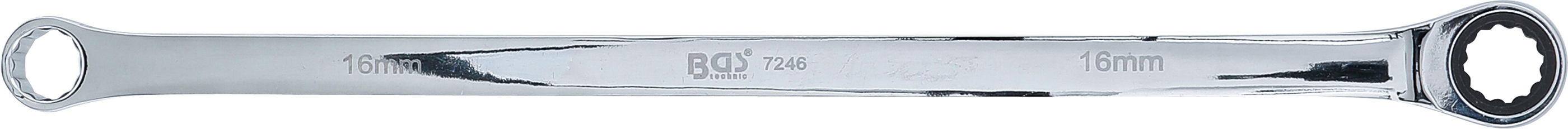 BGS Ratschenring- und Ringschlüssel | extra lang | SW 16 mm