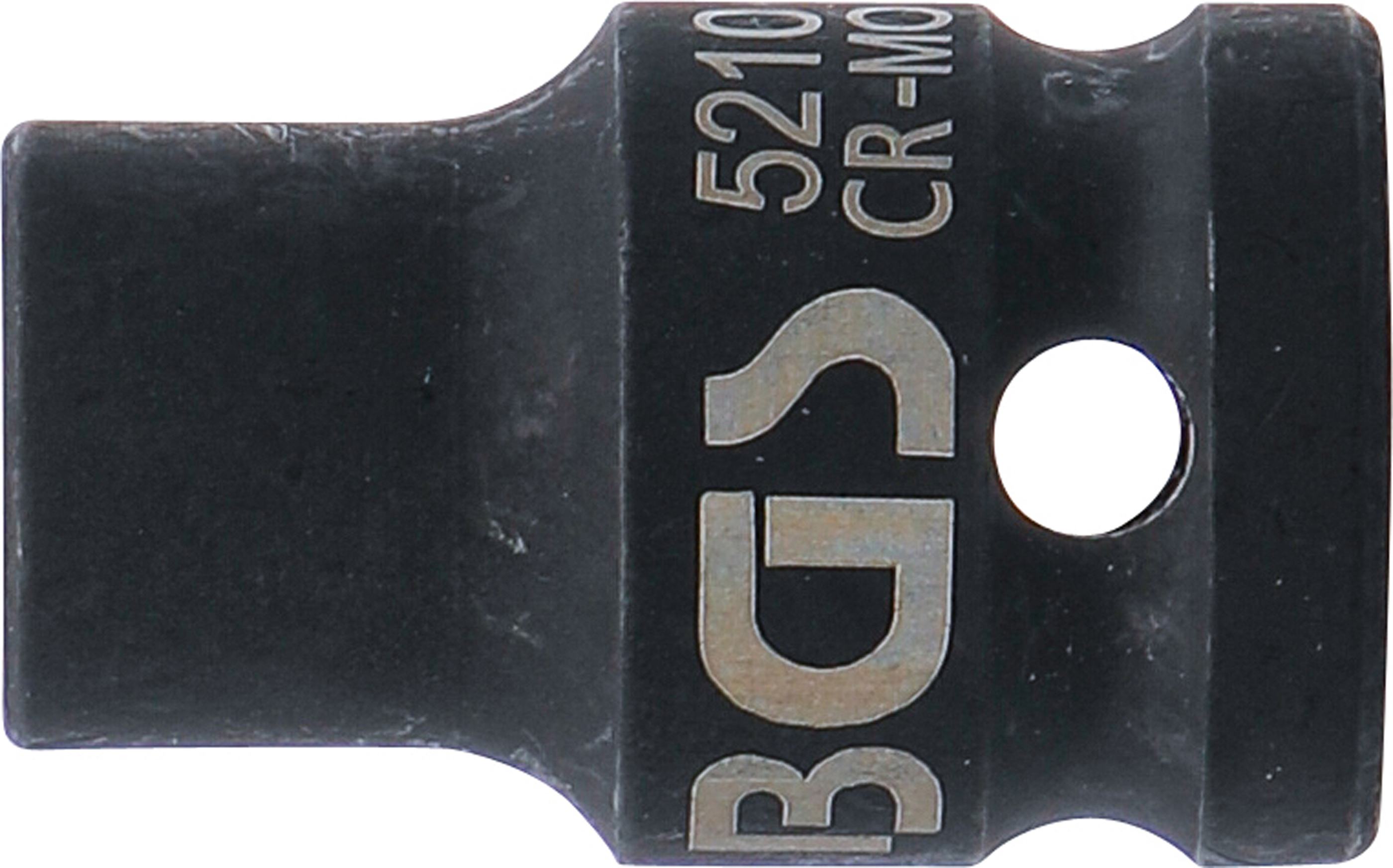 BGS Kraft-Steckschlüssel-Einsatz Sechskant | Antrieb Innenvierkant 12,5 mm (1/2") | SW 10 mm