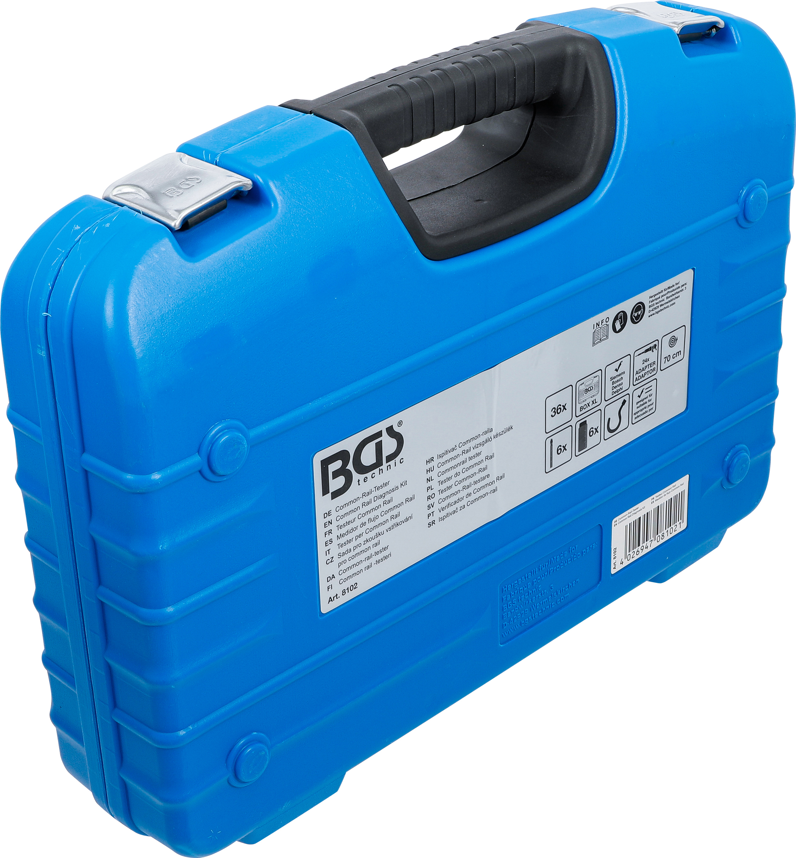 BGS Common-Rail-Tester | mit 24 Adaptern