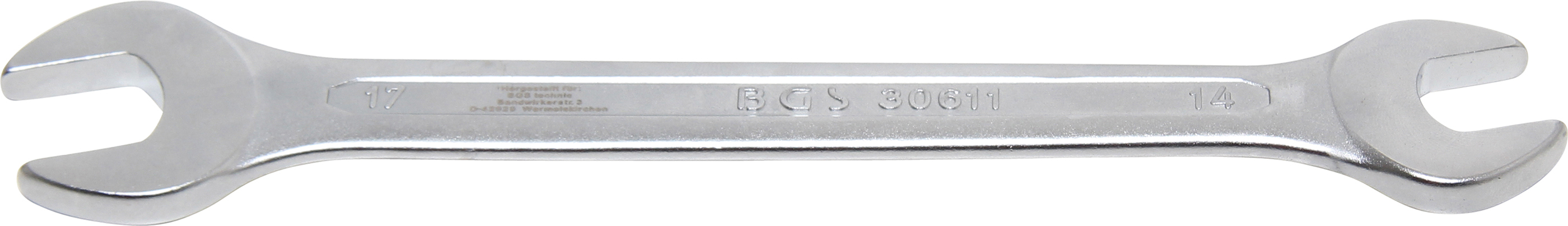 BGS Doppel-Maulschlüssel | SW 14 x 17 mm
