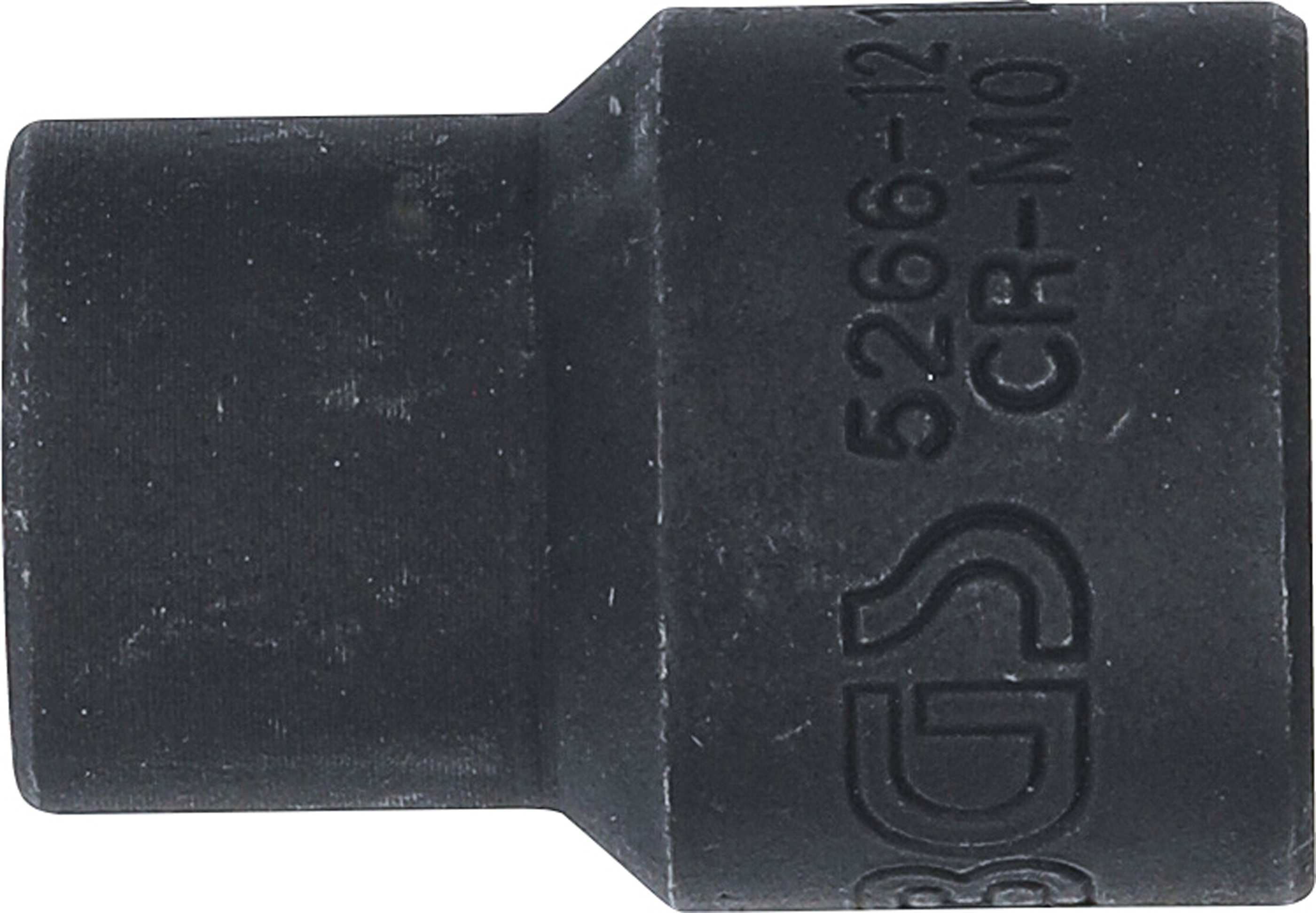 BGS Spiral-Profil-Steckschlüssel-Einsatz / Schraubenausdreher | Antrieb Innenvierkant 12,5 mm (1/2") | SW 12 mm