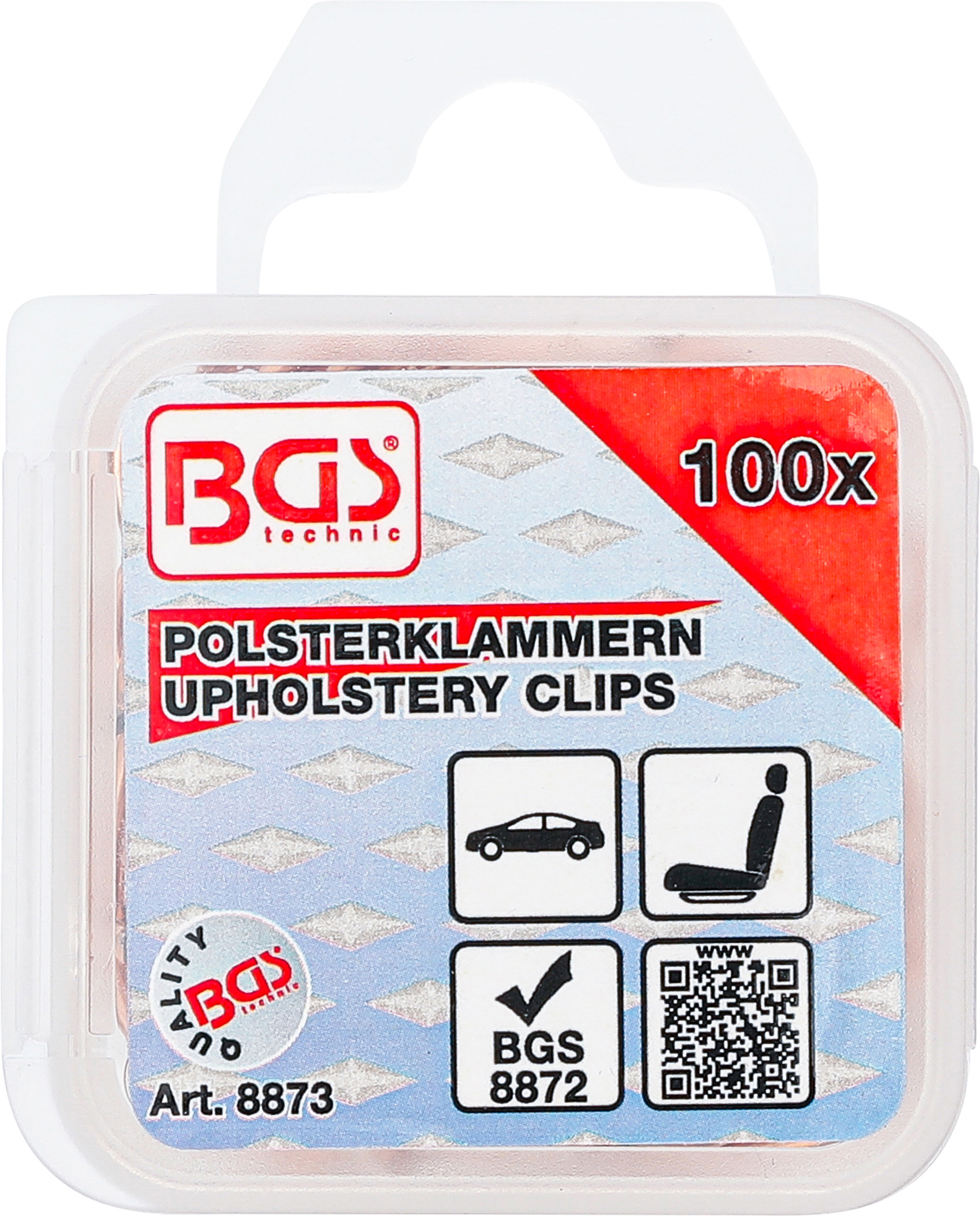 BGS Polsterklammern | 100-tlg.