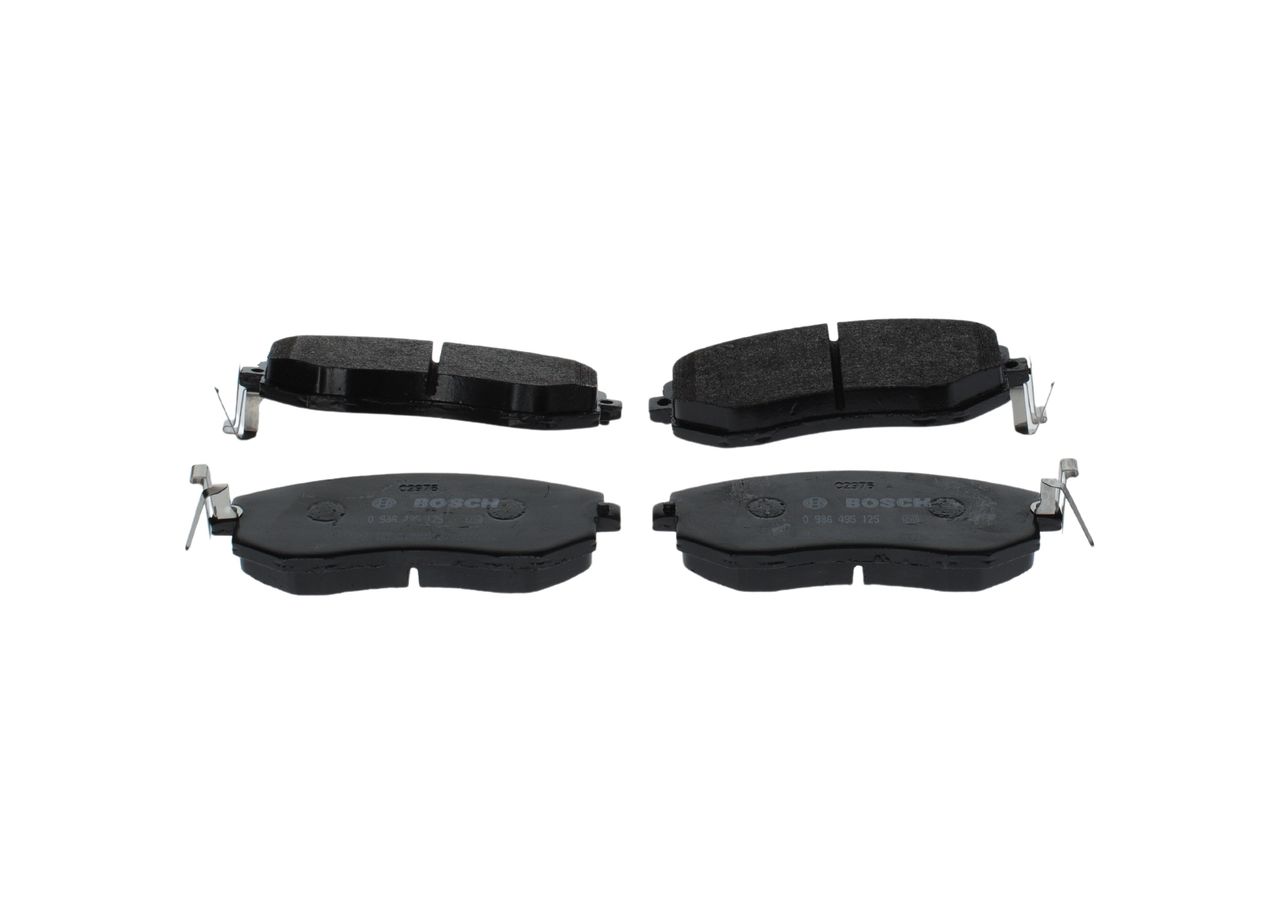 Bremsbelagsatz, Scheibenbremse