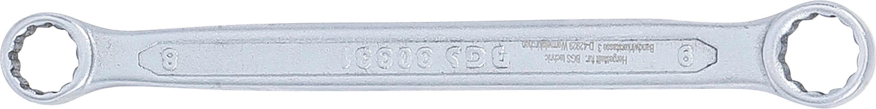 BGS Doppel-Ringschlüssel | extra flach | SW 8 x 9 mm