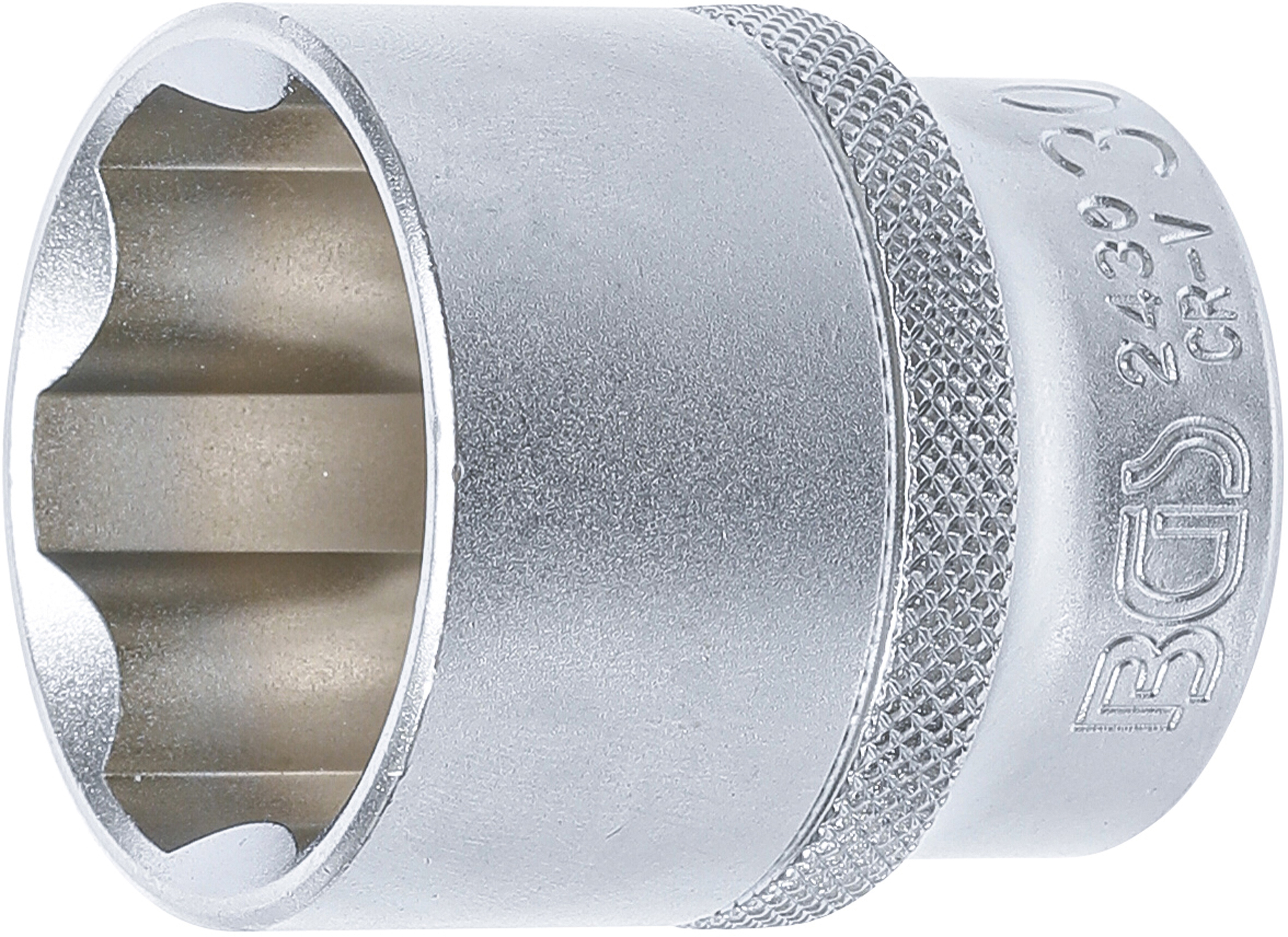 BGS Steckschlüssel-Einsatz Super Lock | Antrieb Innenvierkant 12,5 mm (1/2") | SW 30 mm