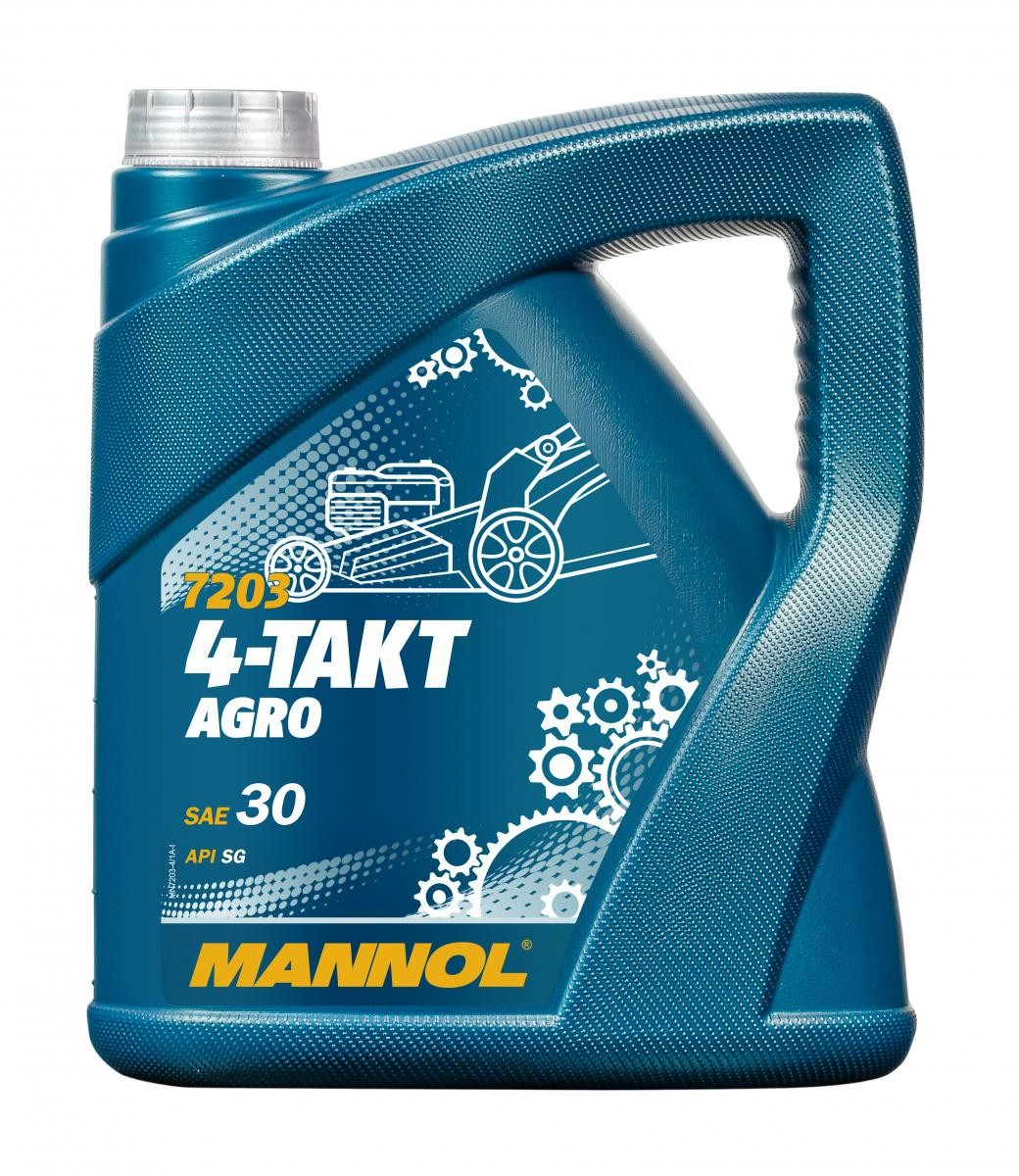 Mannol 7203 4-Takt Agro SAE 30 Rasenmäheröl Motoröl 4 Liter