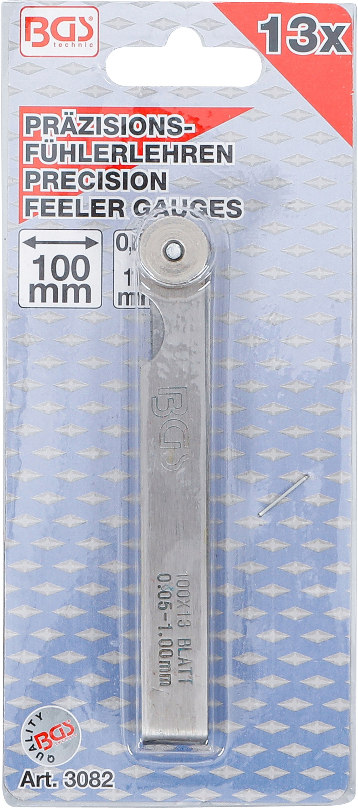 BGS Präzisions-Fühlerlehren | 13 Blatt