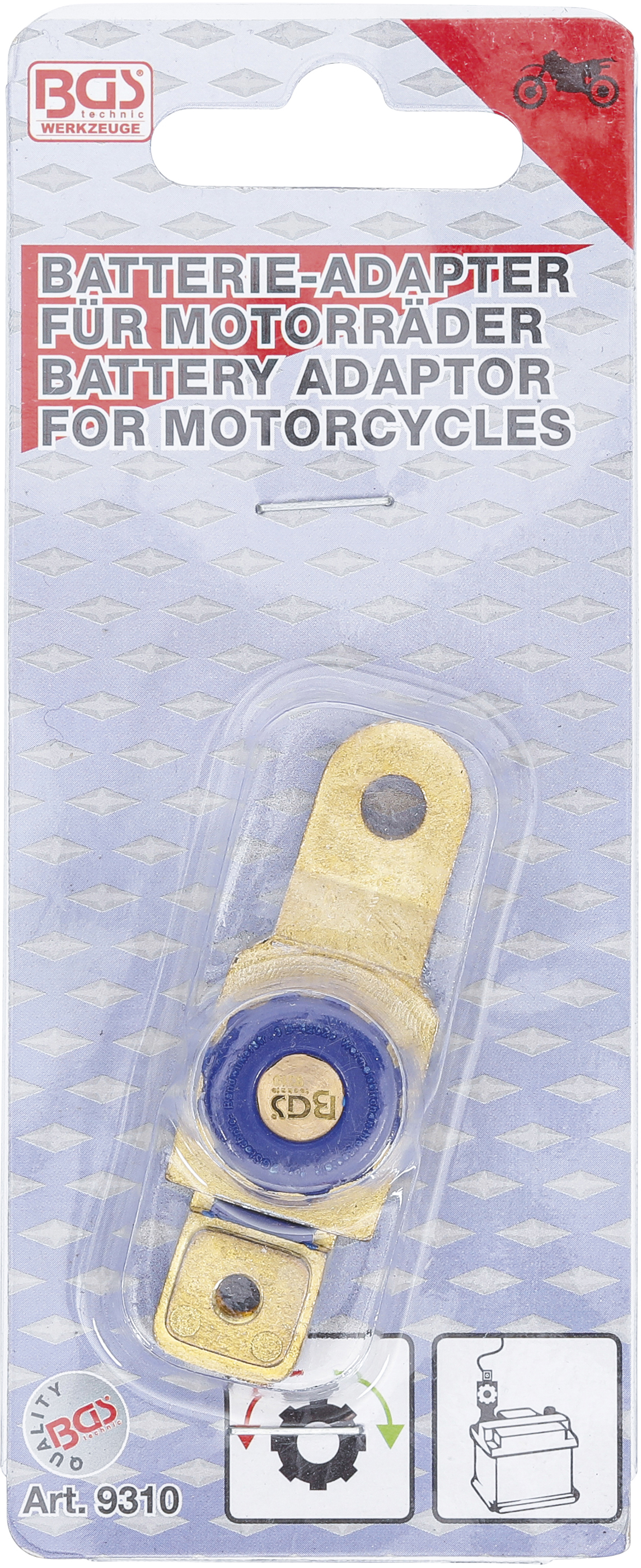 BGS Motorrad-Batterie-Trennadapter