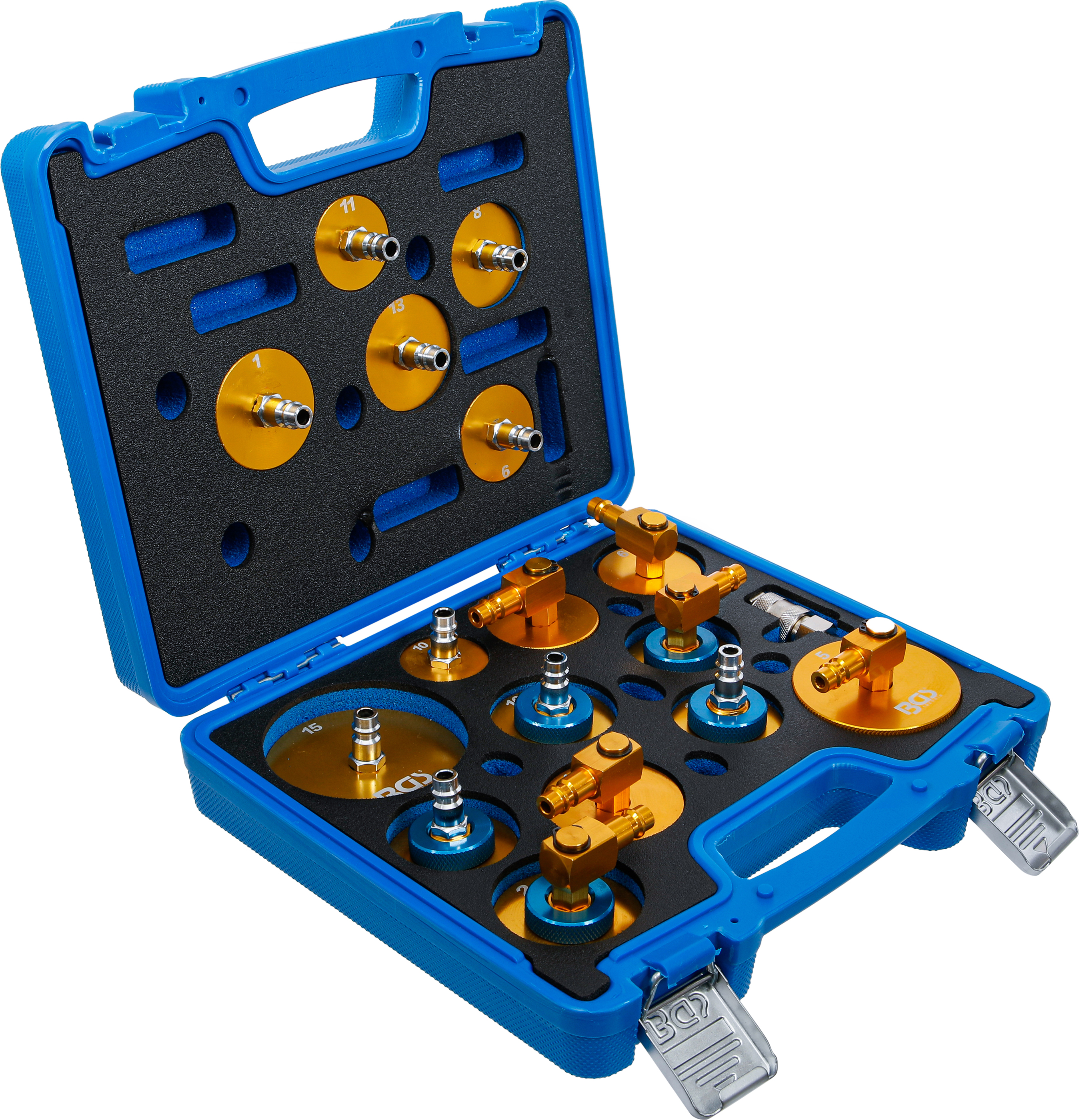 BGS Adapter-Satz für Bremsenentlüfter | 17-tlg.