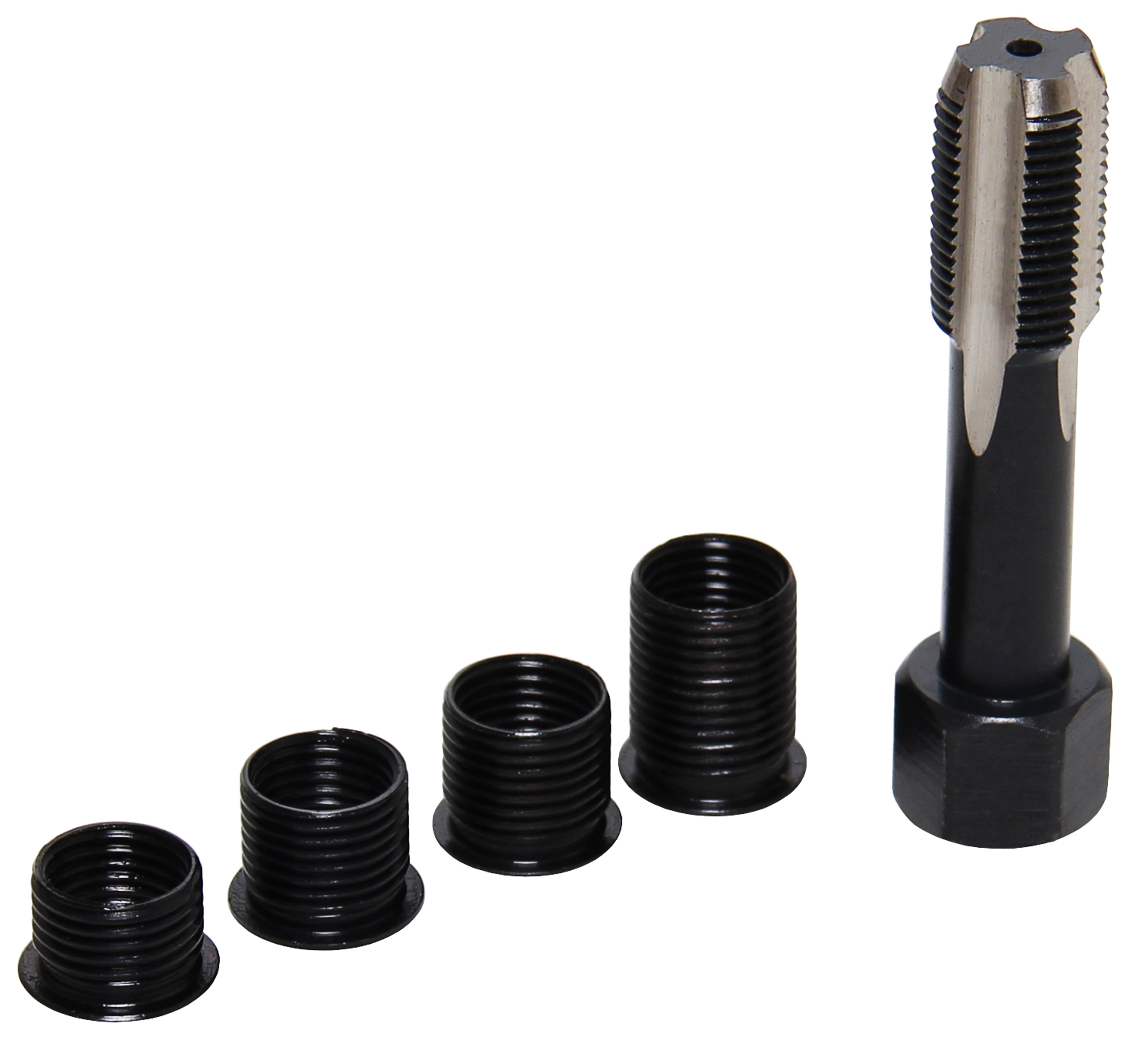 BGS Reparatursatz für Zündkerzengewinde | M12 x 1,25 mm | 5-tlg.