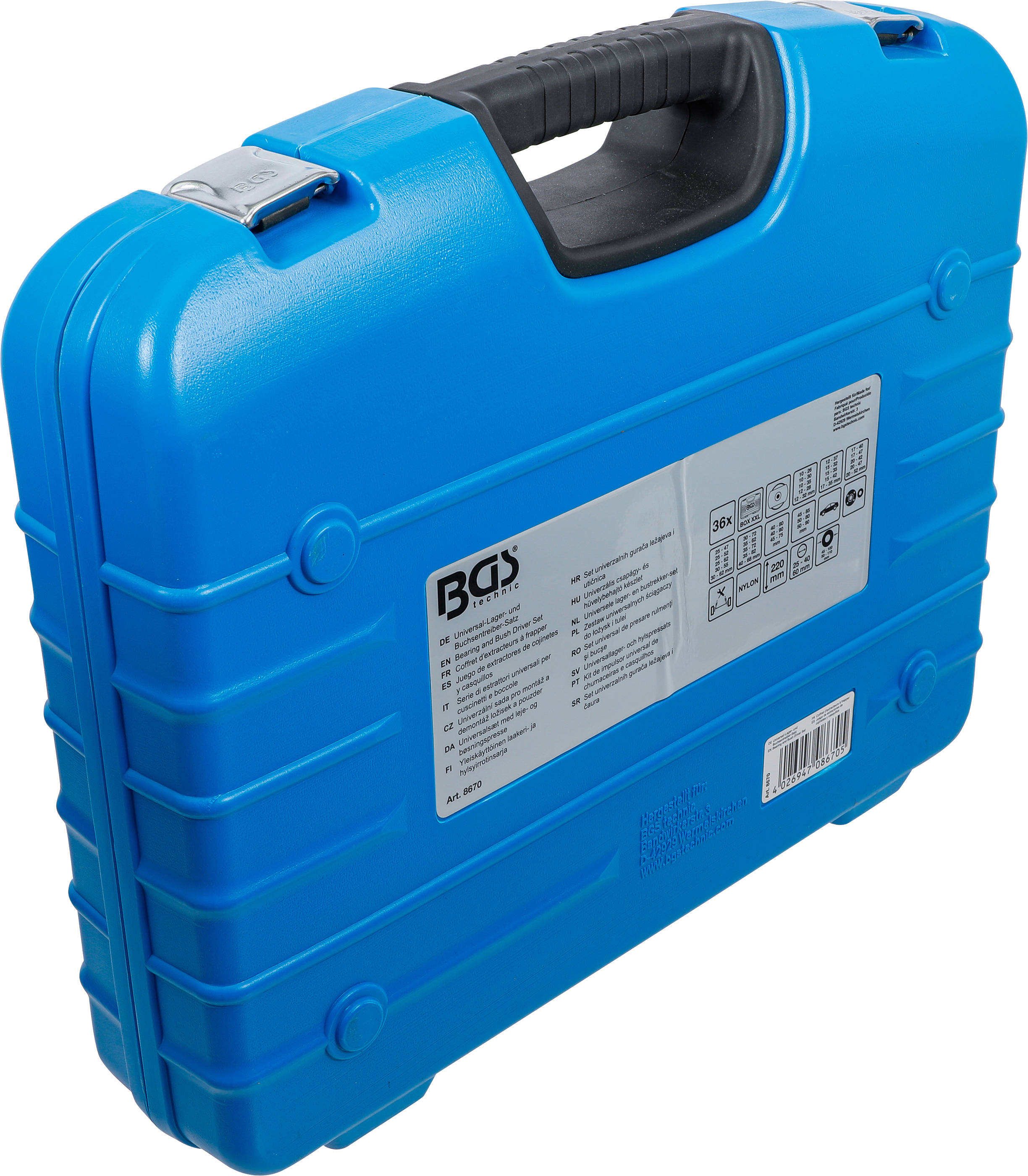 BGS Universal-Lager- und Buchsentreiber-Satz | Nylon | 36-tlg.