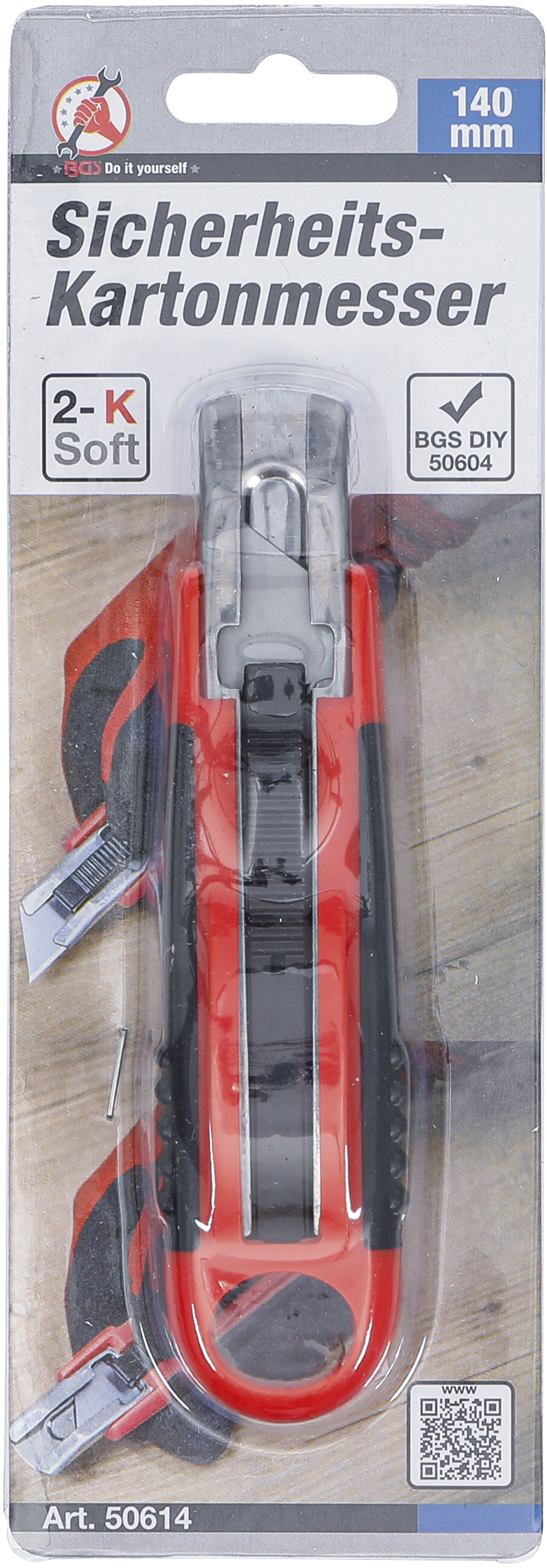 BGS Sicherheits-Kartonmesser | 140 mm